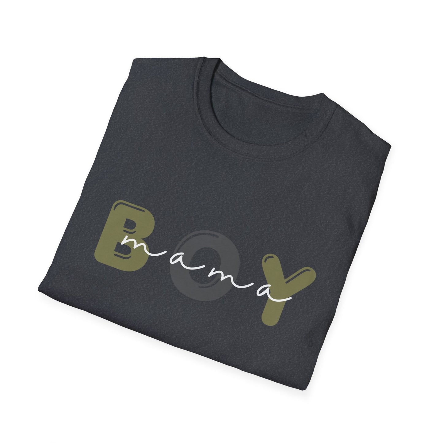 Boy Mama Unisex Softstyle T-Shirt, Casual Tee for Moms, Perfect Gift for Mother's Day, Summer Apparel, Family Matching Tee