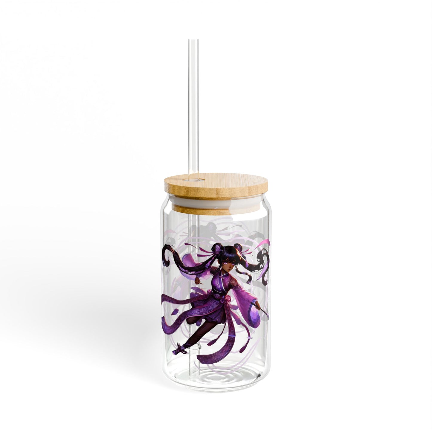 Anime Sipper Glass, 16oz