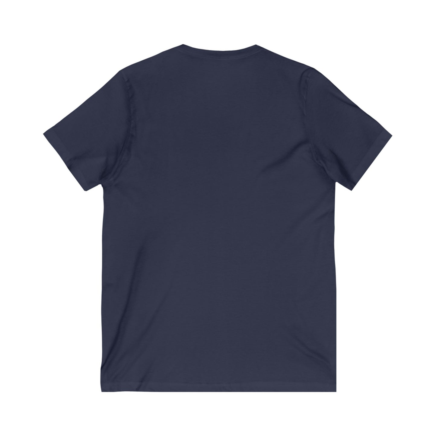 Casual Outings Unisex Jersey Tee, V-Neck Shirt for Self-Care Days, Gifts for Her, Confidence Wear, Comfortable Top for Any Occasion