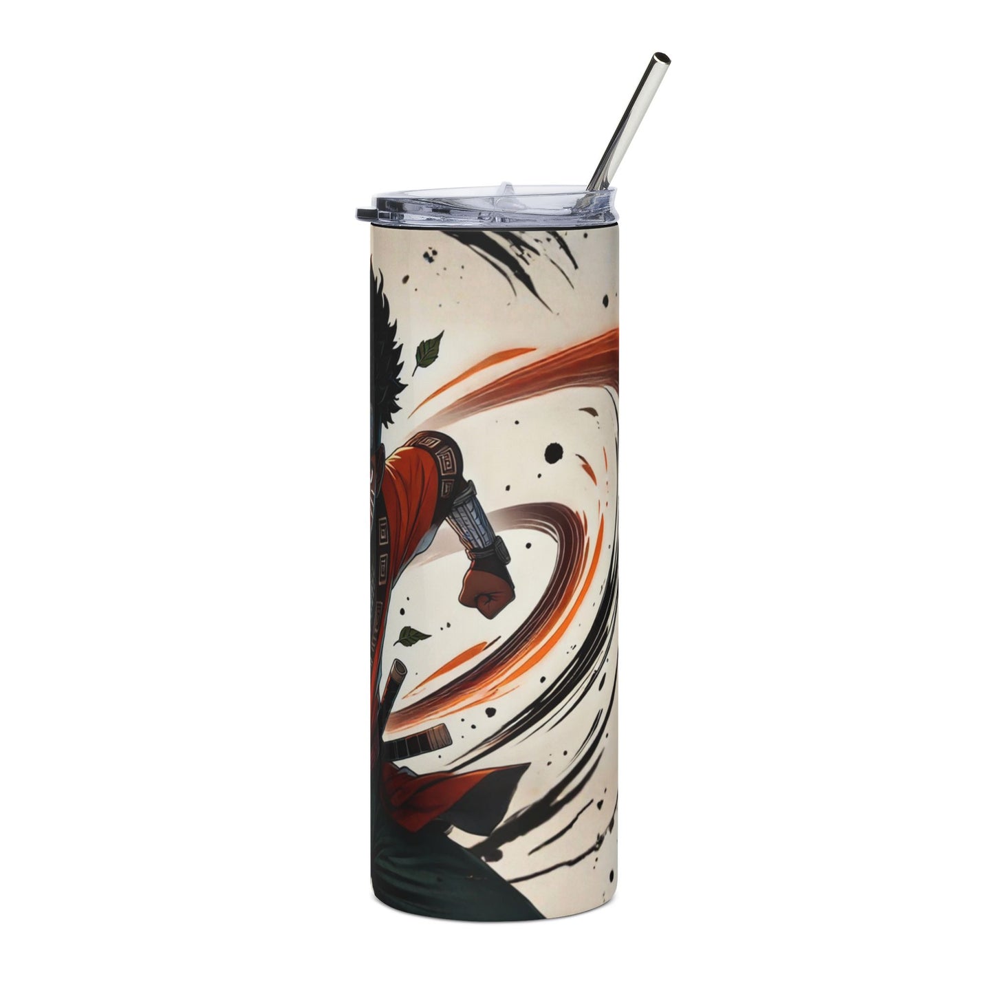 20oz Stainless Steel Tumbler — Anime Ninja Illustration Travel Cup