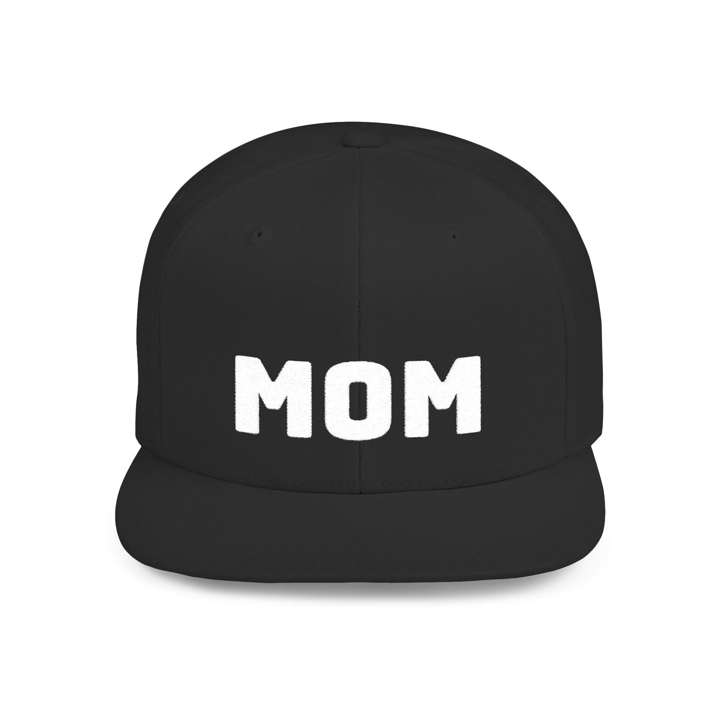 Modern MOM Flat Bill Snapback Hat, Trendy Mom Gift, Stylish Cap for Mothers, Unique Mother's Day Item, Everyday Wear, Fashion Accessory