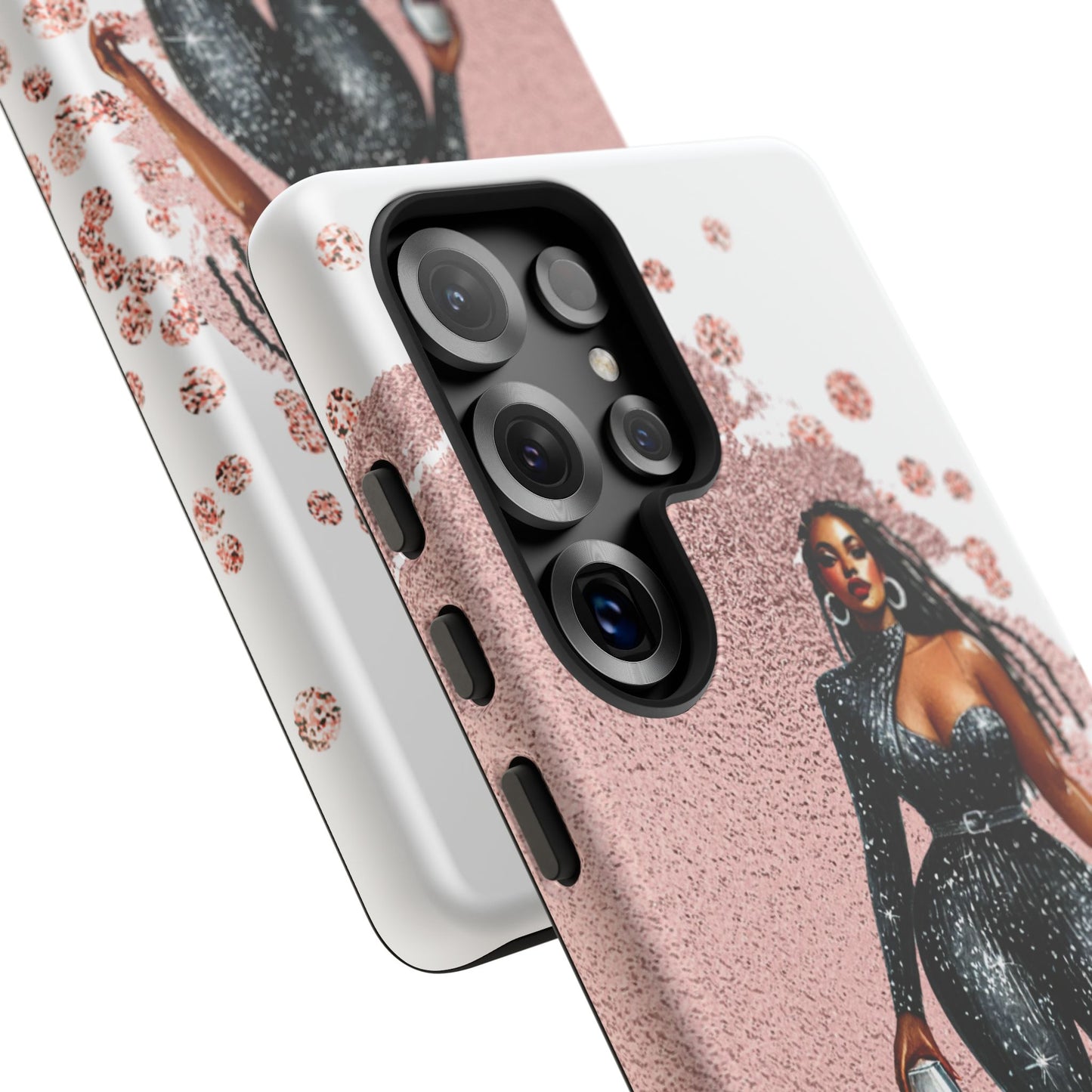 Glamorous Diva Cell Phone Case, Stylish Female Beauty Cover, Tough Cases for Women, Fabulous Girl Boss Accessories, Fashionable Lady Phone