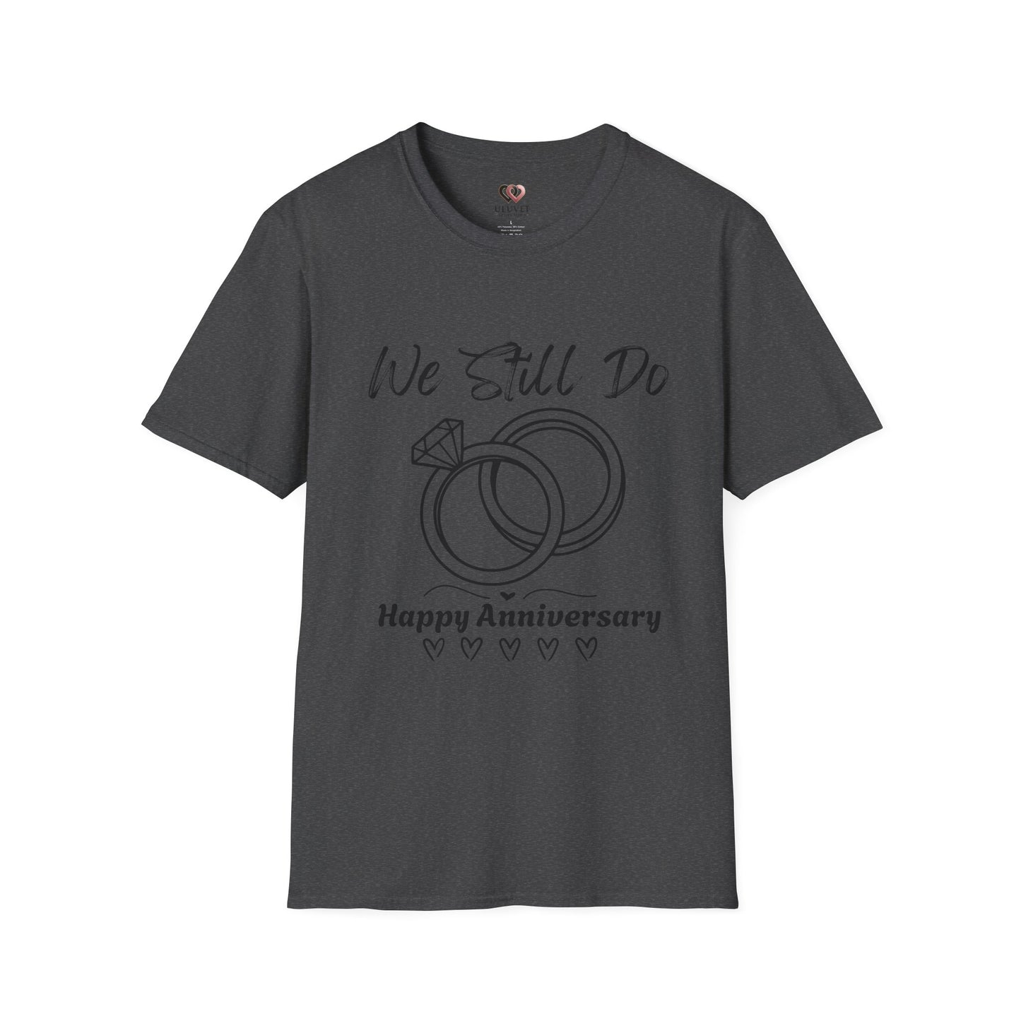 Happy Anniversary T-Shirt, Anniversary Gift, Couple Matching Apparel, Love Celebration Tee, Wedding Anniversary Clothing