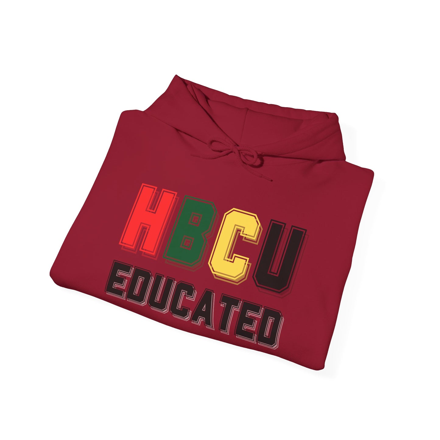 HBCU Educated Hoodie | Casual Wear for College Graduates, Perfect for School Spirit, Black History Month, Gifts
