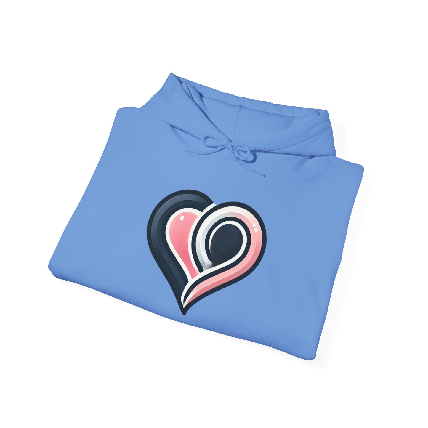 Cozy Heart Design Unisex Hoodie, Perfect for Valentine's Day, Gift for Couples, Love Apparel, Casual Comfort, Everyday Wear