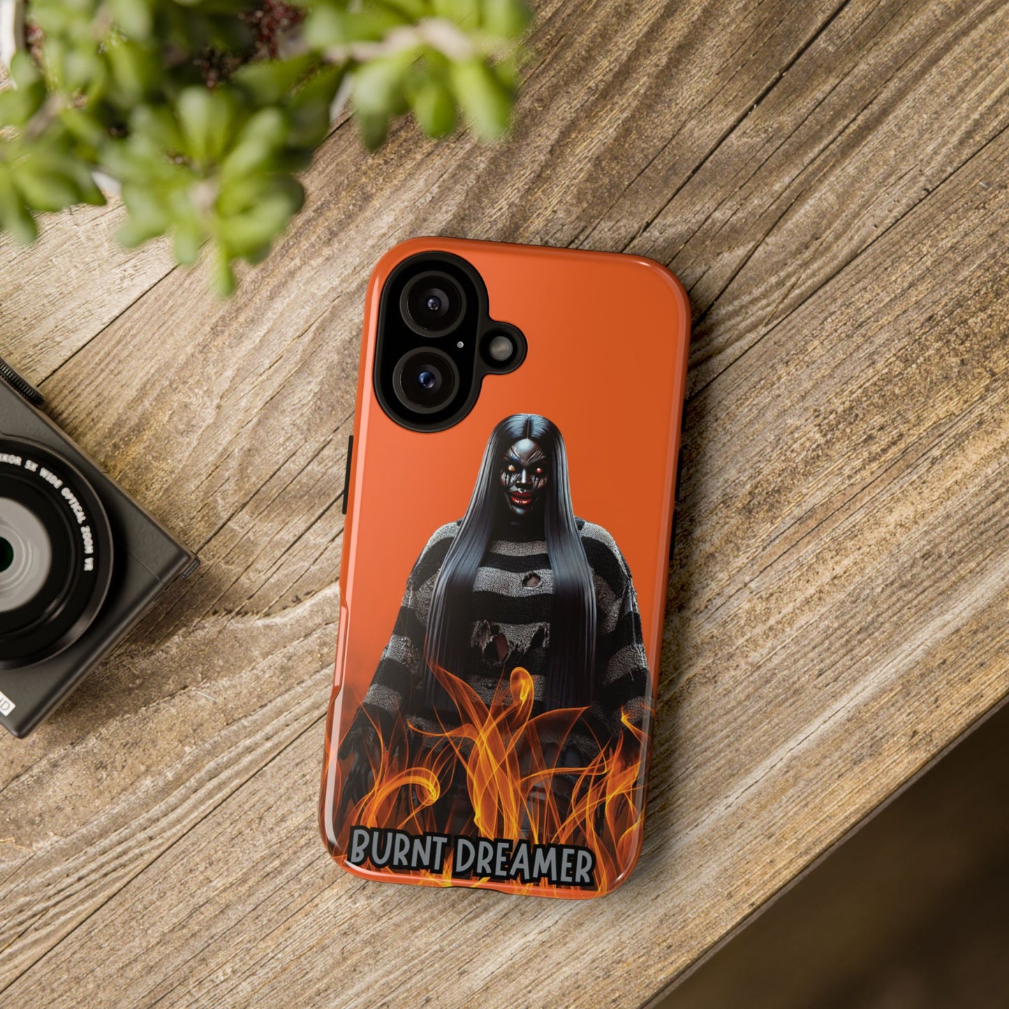 Tough Cases Phone Case, Burnt Dreamer, Halloween Gift, Unique Phone Accessories, Trendy Mobile Cover, Stylish Case Design