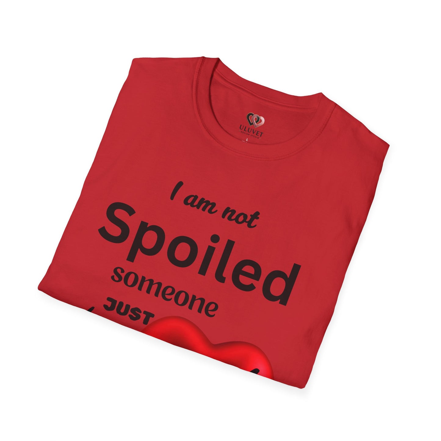 Fun Heart Graphic Tee for Spoiled Ones - Perfect Gift for Birthdays, Anniversaries, Galentine's Day, Summer Outfits, Casual Wear