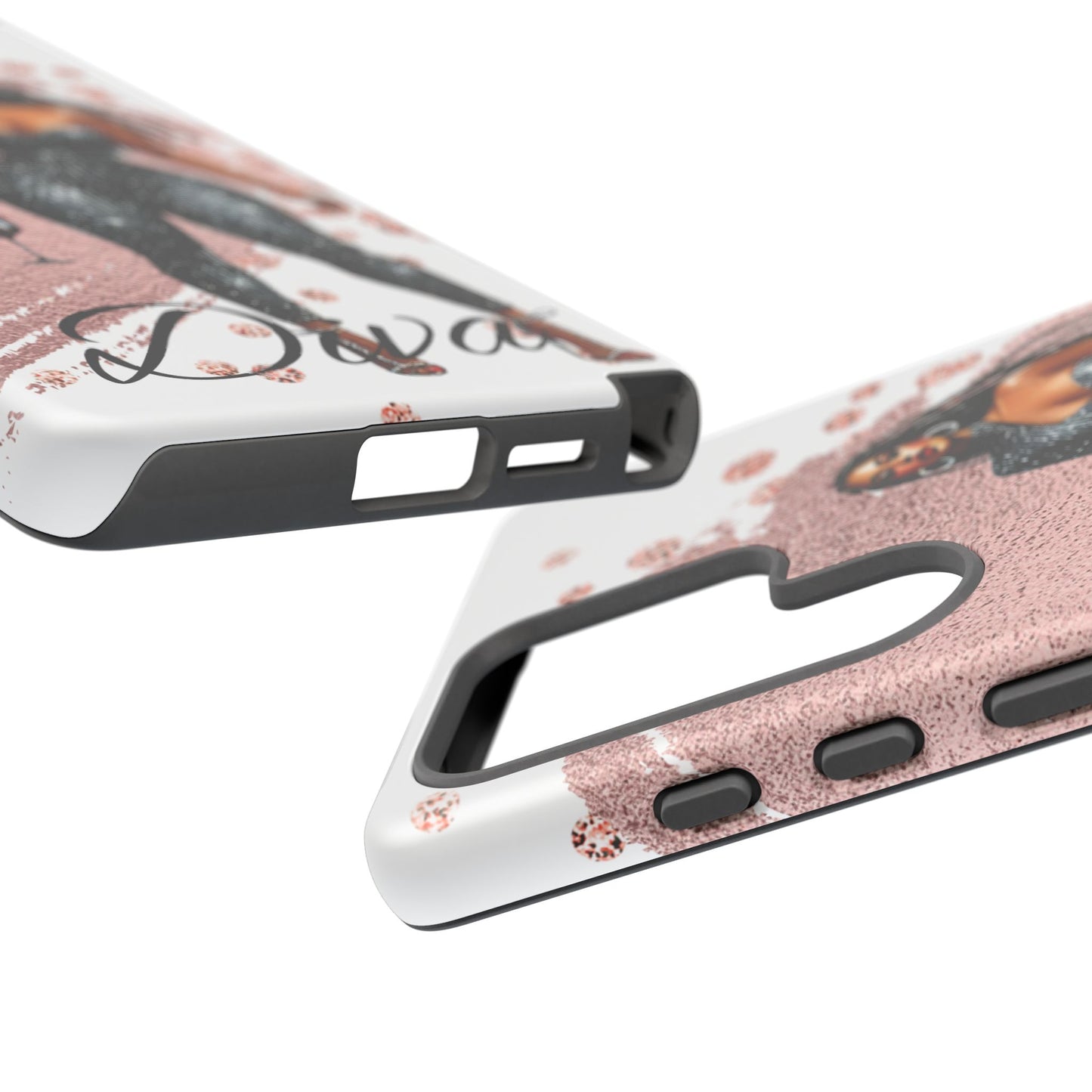 Glamorous Diva Cell Phone Case, Stylish Female Beauty Cover, Tough Cases for Women, Fabulous Girl Boss Accessories, Fashionable Lady Phone