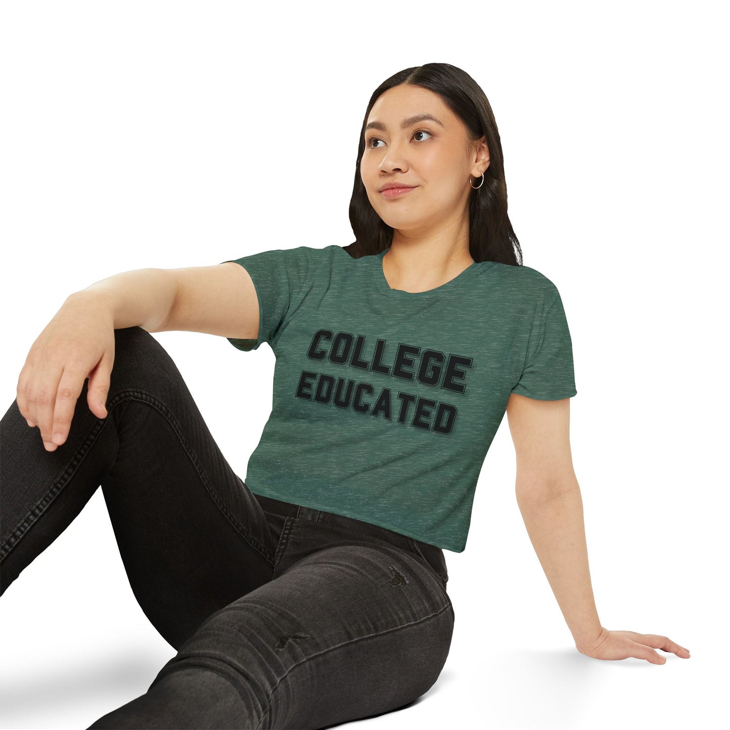 Boho Vibes Women's Festival Crop Top, College Music Festival Clothing, Hippie Chic Summer Top, Bohemian Style Shirt, Coachella Crop Tee