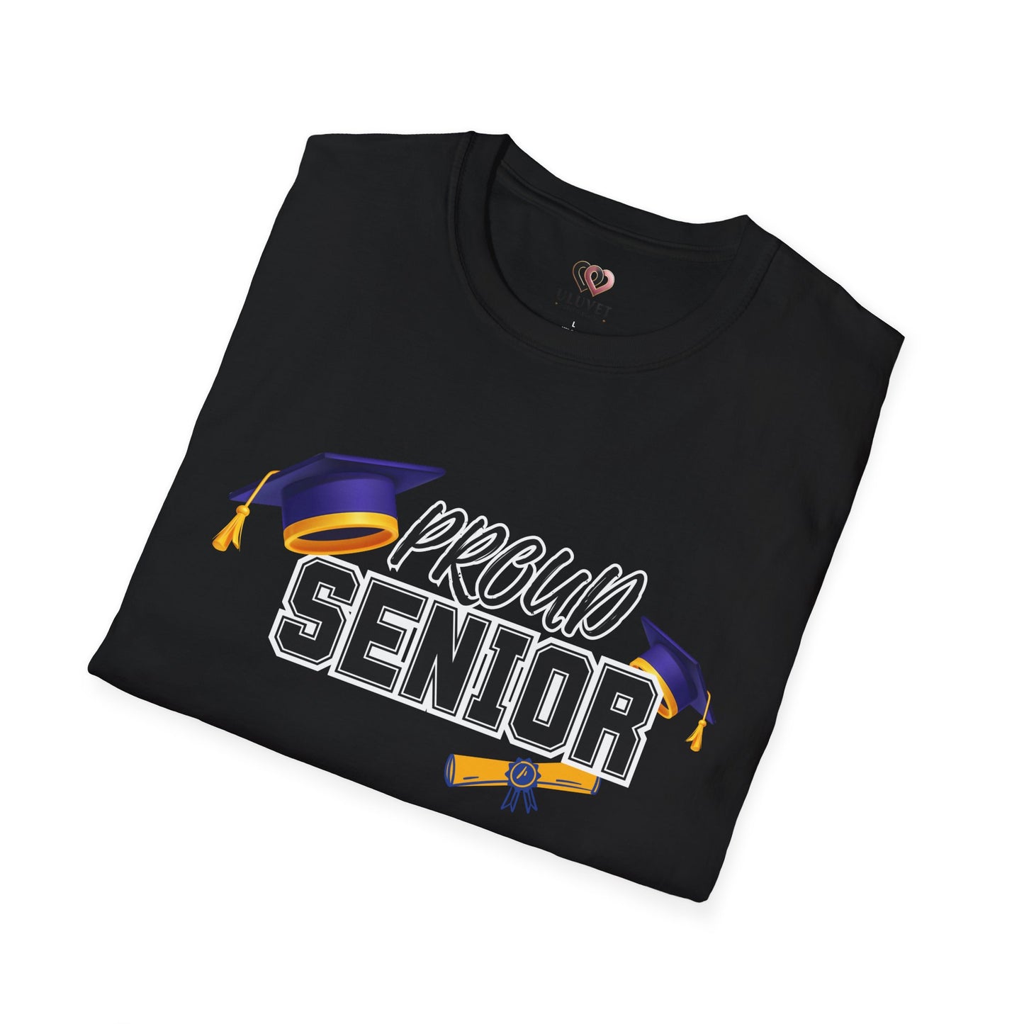 Proud Senior T-Shirt, Graduation Shirt, Unisex Tee for Graduates,, End of School Year Gift, Comfy Student Apparel