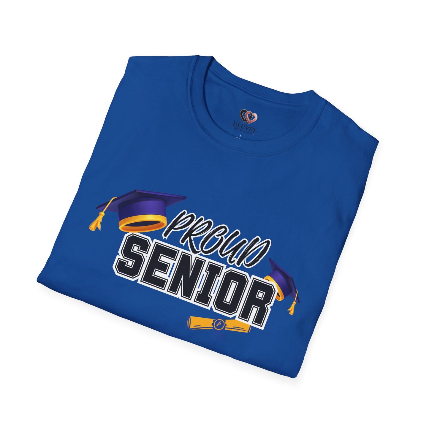 Proud Senior T-Shirt, Graduation Shirt, Unisex Tee for Graduates,, End of School Year Gift, Comfy Student Apparel