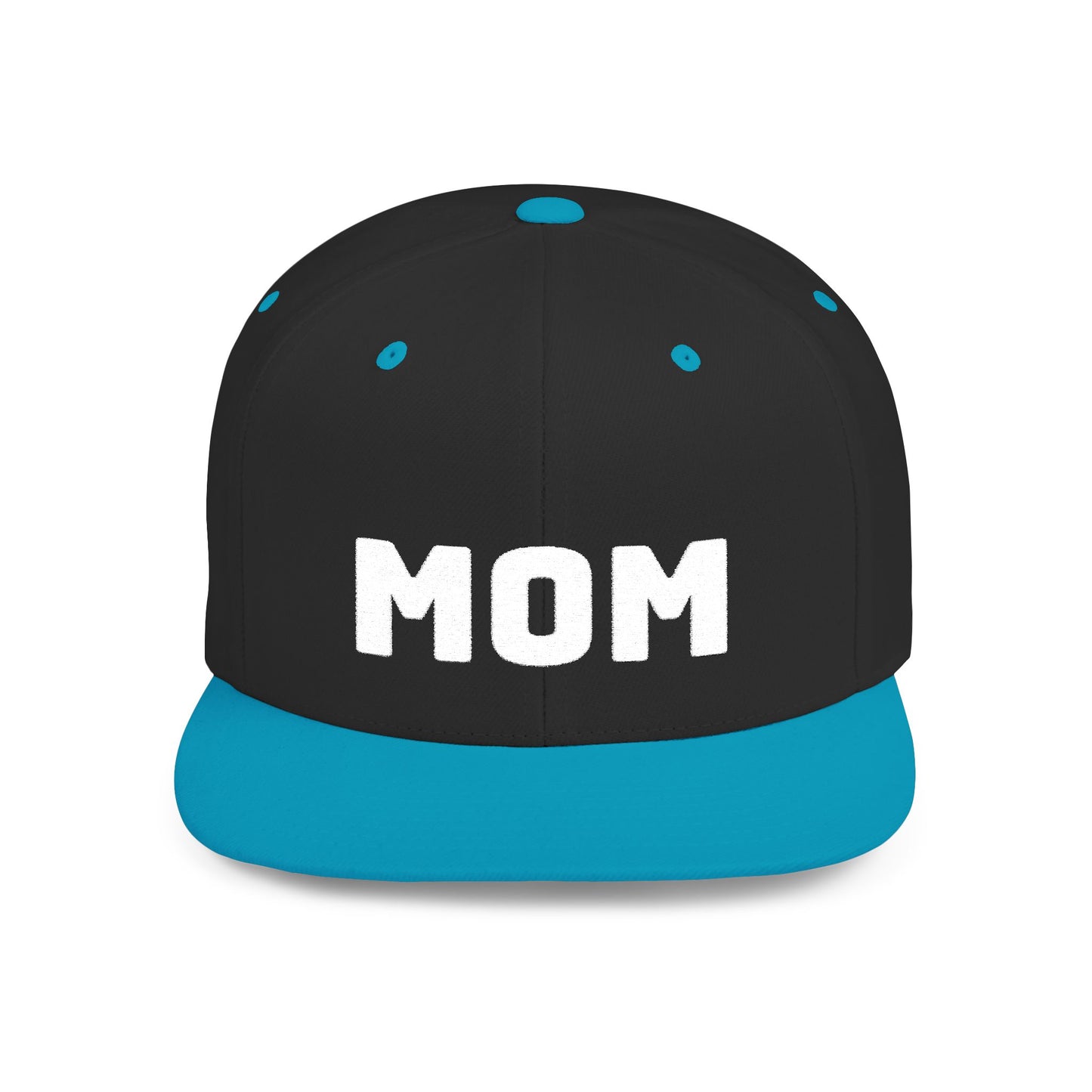 Modern MOM Flat Bill Snapback Hat, Trendy Mom Gift, Stylish Cap for Mothers, Unique Mother's Day Item, Everyday Wear, Fashion Accessory