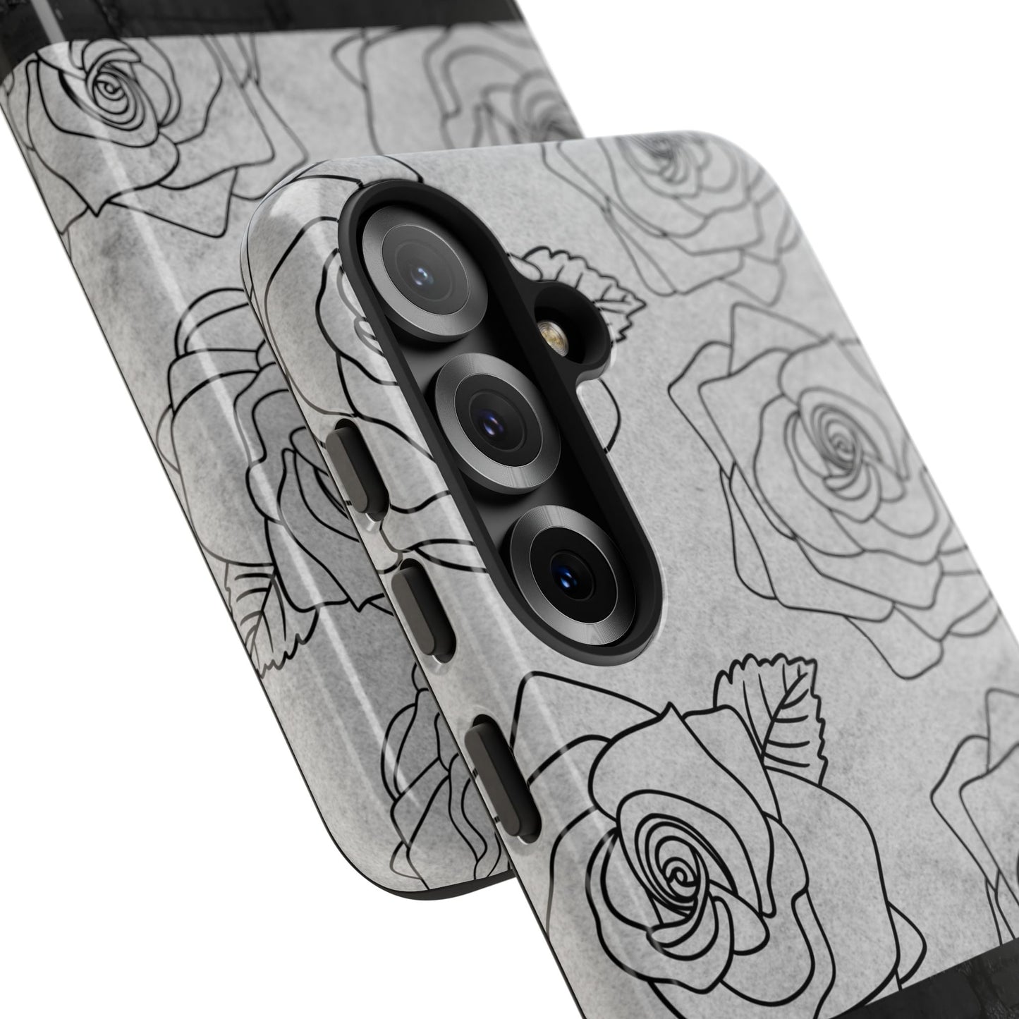Tough Cases, Floral Stylish Modern Phone Cover, Flower Patterned Protective Case, Trendy Smartphone Shell, Botanical Design Phone Protector,