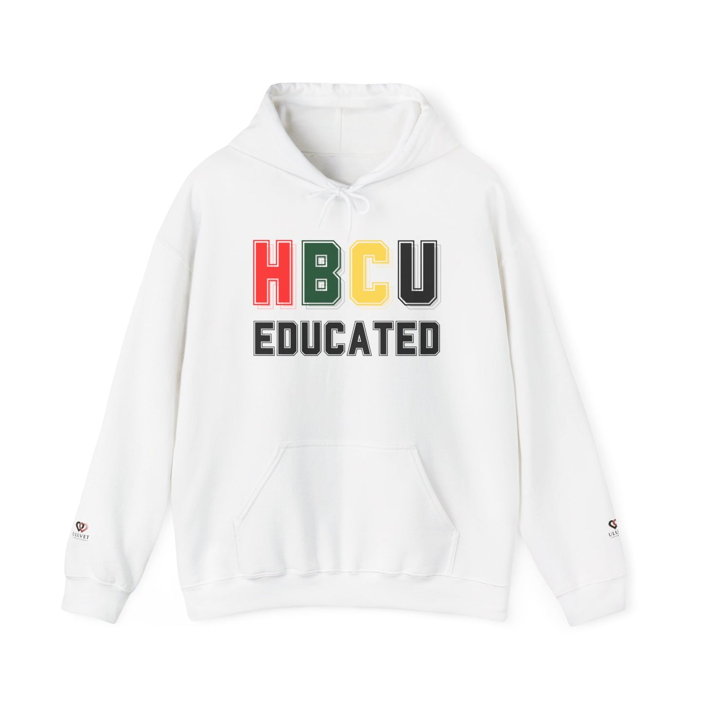 HBCU Educated Hoodie | Casual Wear for College Graduates, Perfect for School Spirit, Black History Month, Gifts