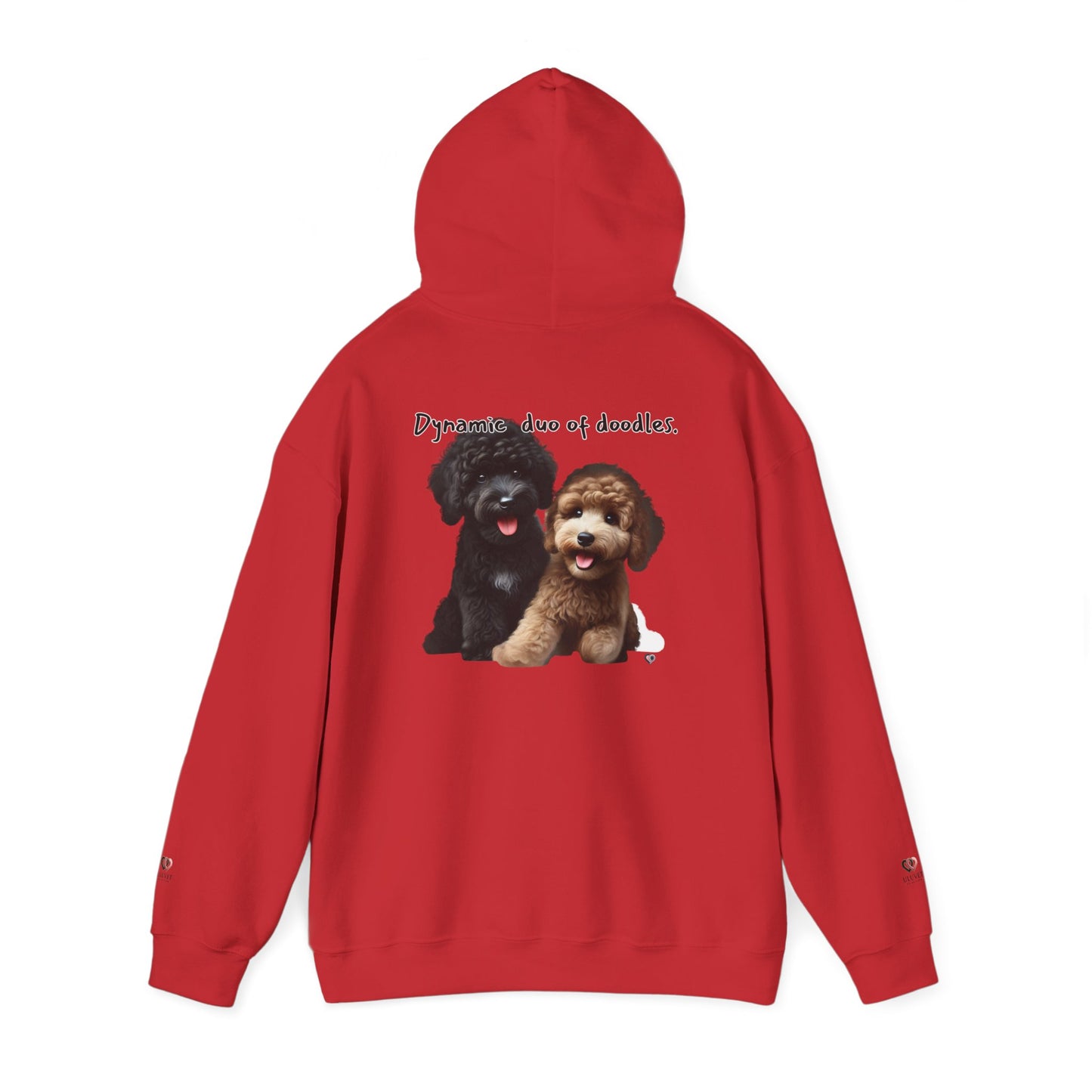 Doodle Friends Hoodie - Cozy Dog Lover Sweatshirt, Perfect for Gifts, Pet Lovers' Apparel, Fun Animal Design, Everyday Wear