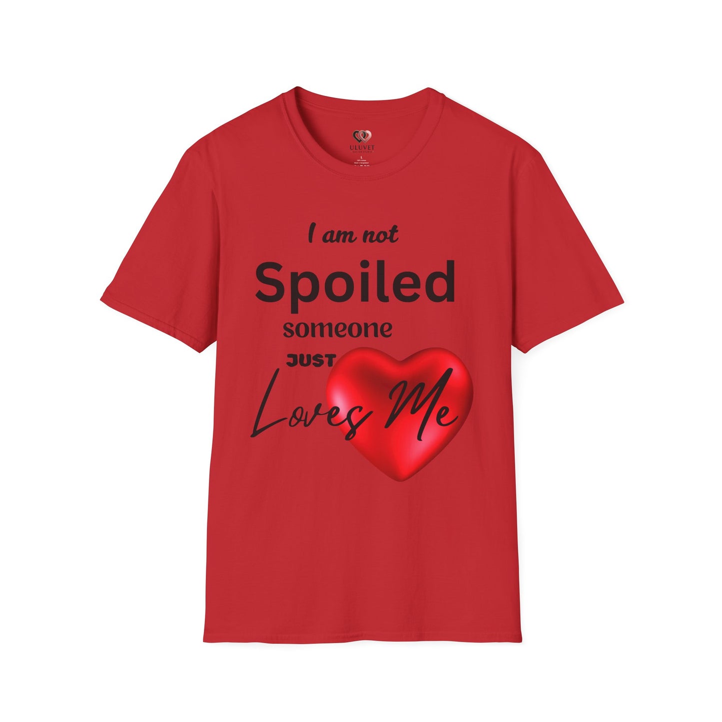 Fun Heart Graphic Tee for Spoiled Ones - Perfect Gift for Birthdays, Anniversaries, Galentine's Day, Summer Outfits, Casual Wear