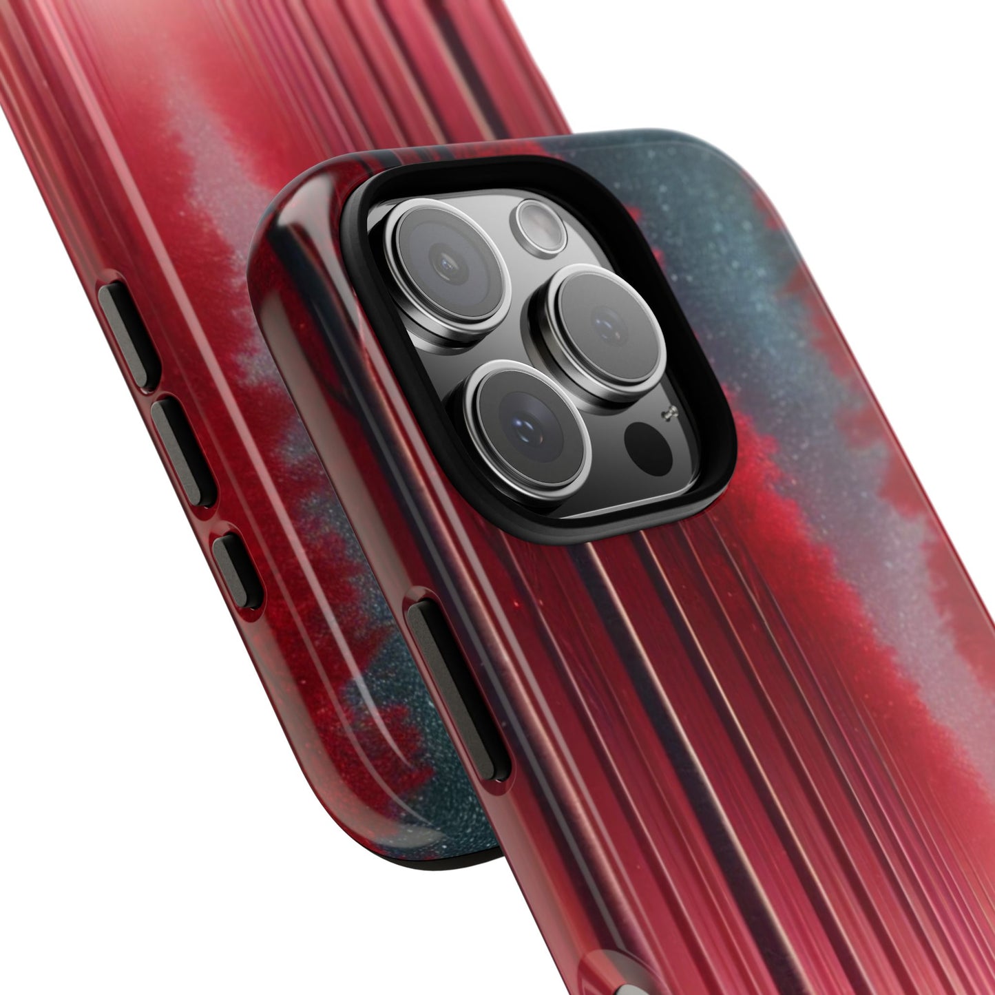Red forest Tough cellphone Cases