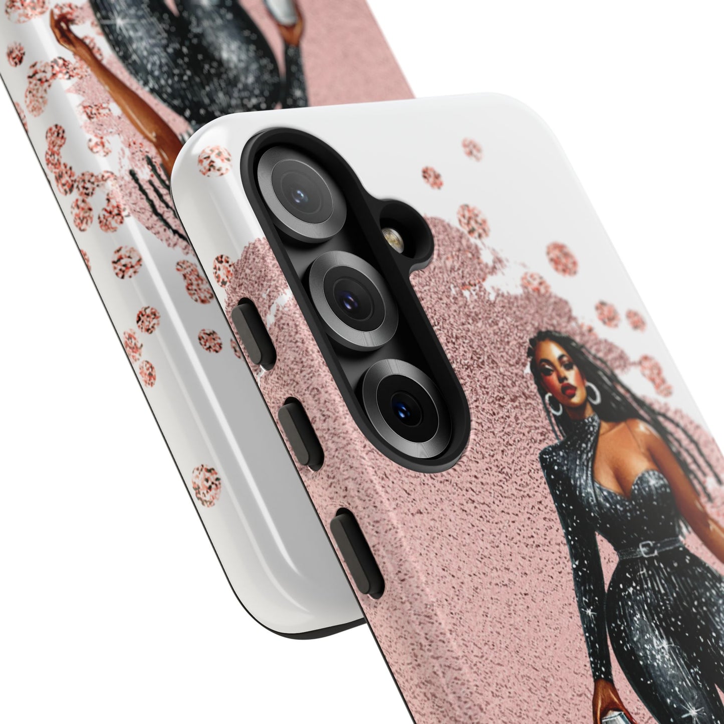 Glamorous Diva Cell Phone Case, Stylish Female Beauty Cover, Tough Cases for Women, Fabulous Girl Boss Accessories, Fashionable Lady Phone