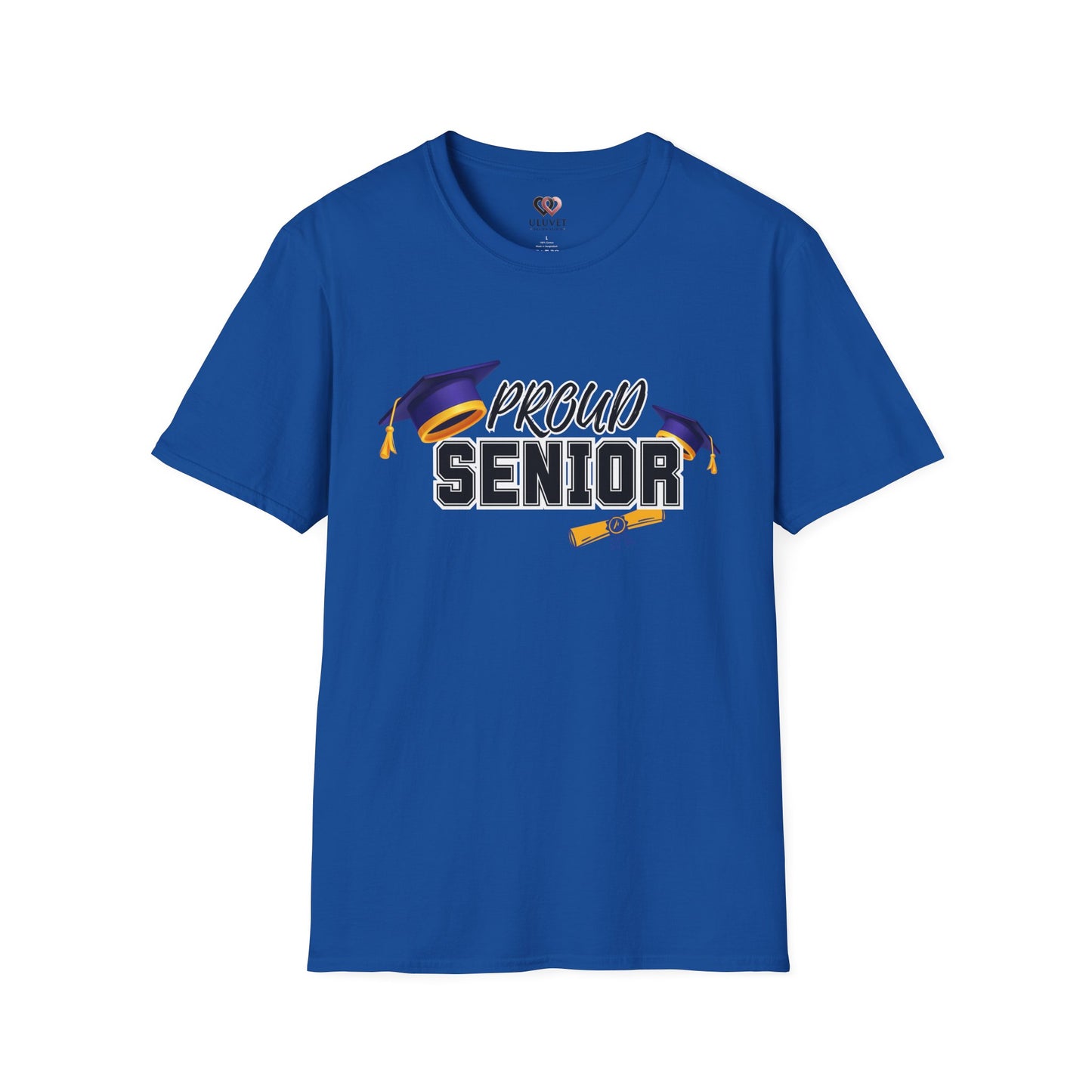 Proud Senior T-Shirt, Graduation Shirt, Unisex Tee for Graduates,, End of School Year Gift, Comfy Student Apparel