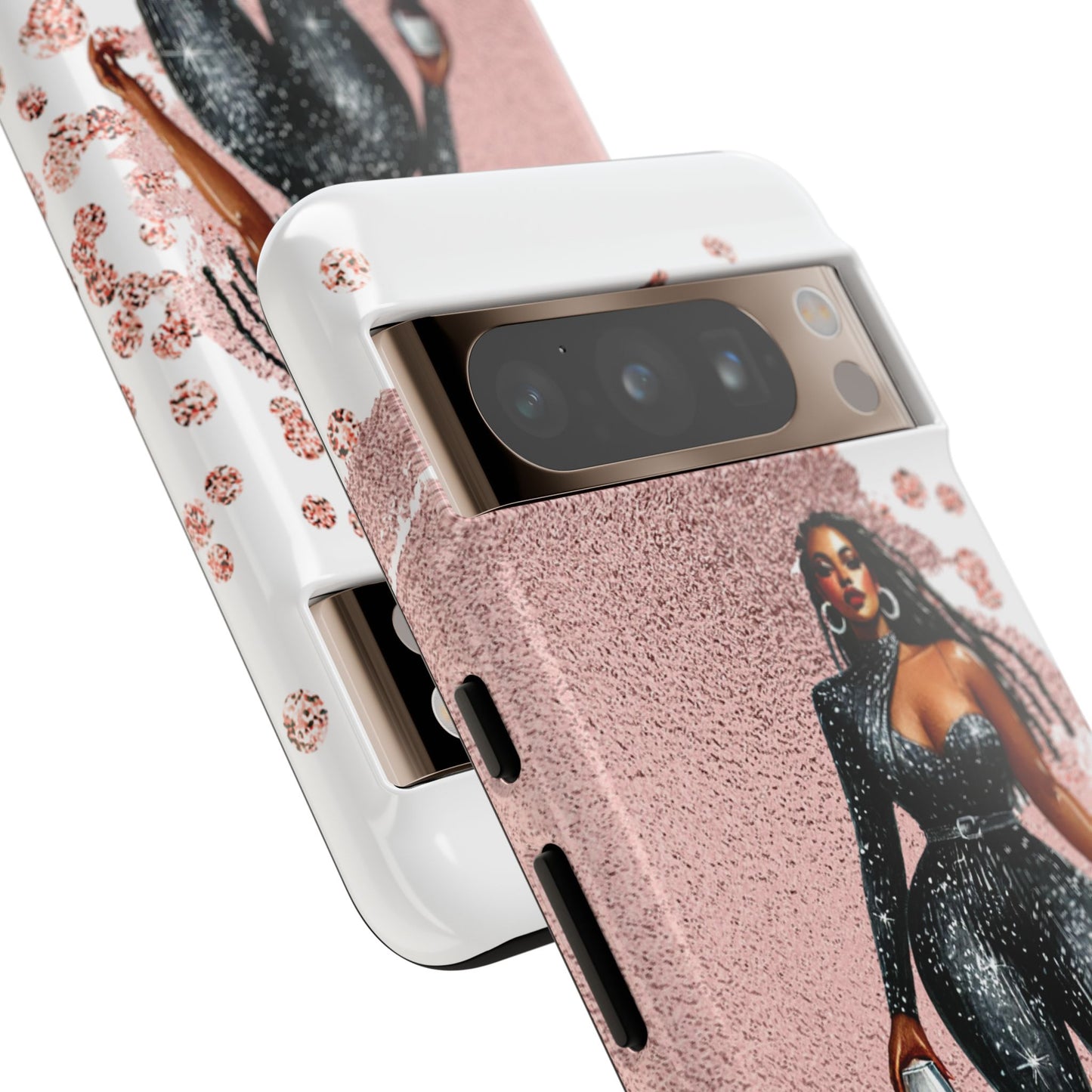 Glamorous Diva Cell Phone Case, Stylish Female Beauty Cover, Tough Cases for Women, Fabulous Girl Boss Accessories, Fashionable Lady Phone