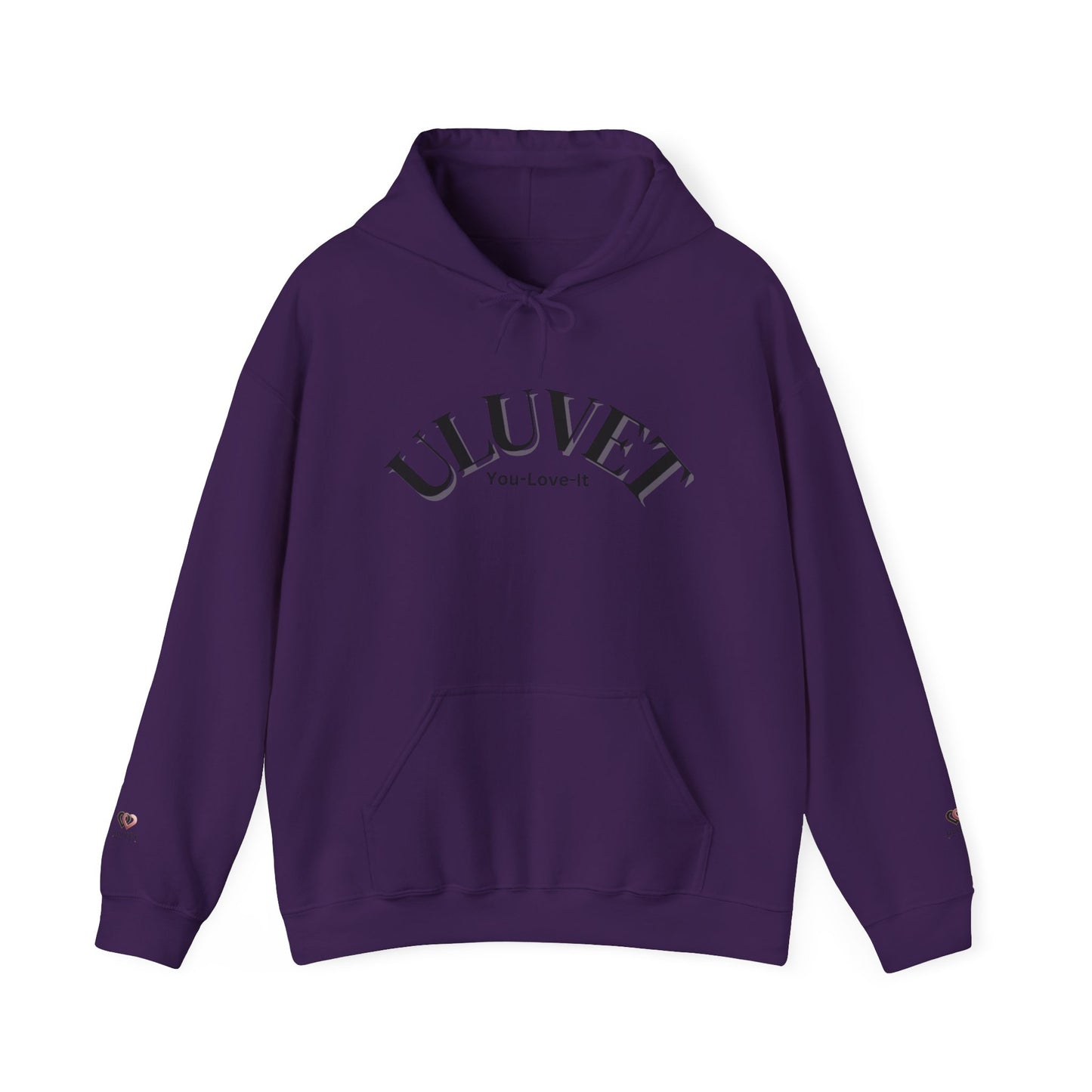 ULUVET Unisex Heavy Blend™ Hooded Sweatshirt, Cozy Unisex Hoodie, Perfect for Gifting, Casual Wear, Valentine's Day, Love Sweatshirt