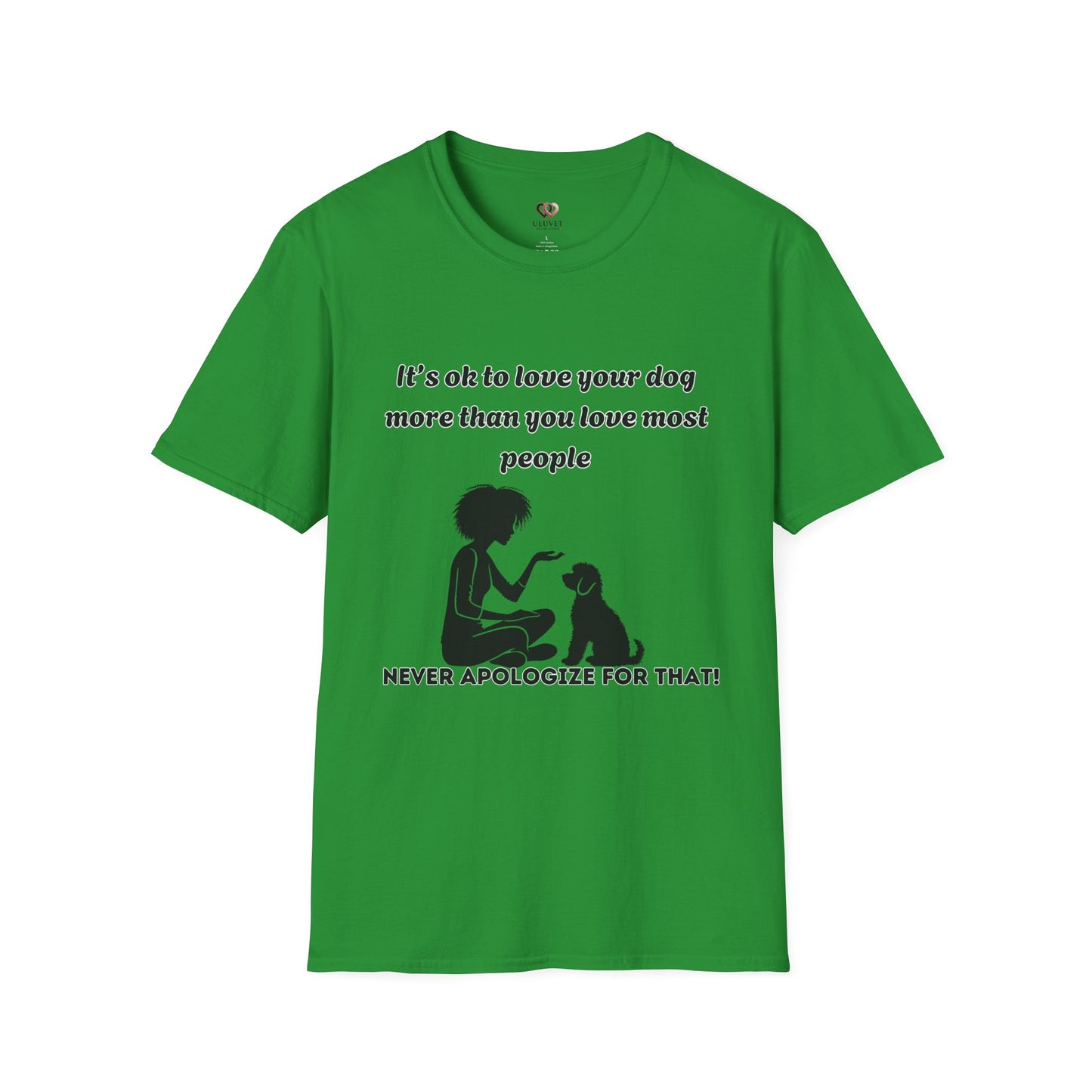Dog Lover Unisex Softstyle T-Shirt - Perfect Gift for Pet Owners, Dog Moms, Animal Lovers, Casual Wear, Dog-Themed Apparel
