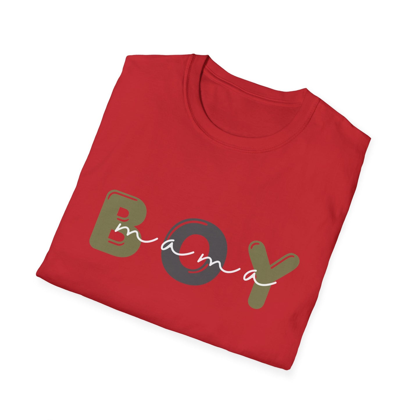 Boy Mama Unisex Softstyle T-Shirt, Casual Tee for Moms, Perfect Gift for Mother's Day, Summer Apparel, Family Matching Tee