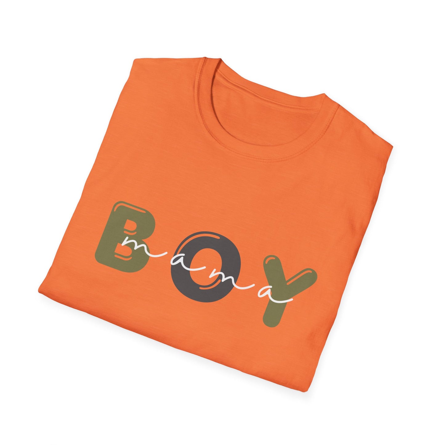 Boy Mama Unisex Softstyle T-Shirt, Casual Tee for Moms, Perfect Gift for Mother's Day, Summer Apparel, Family Matching Tee