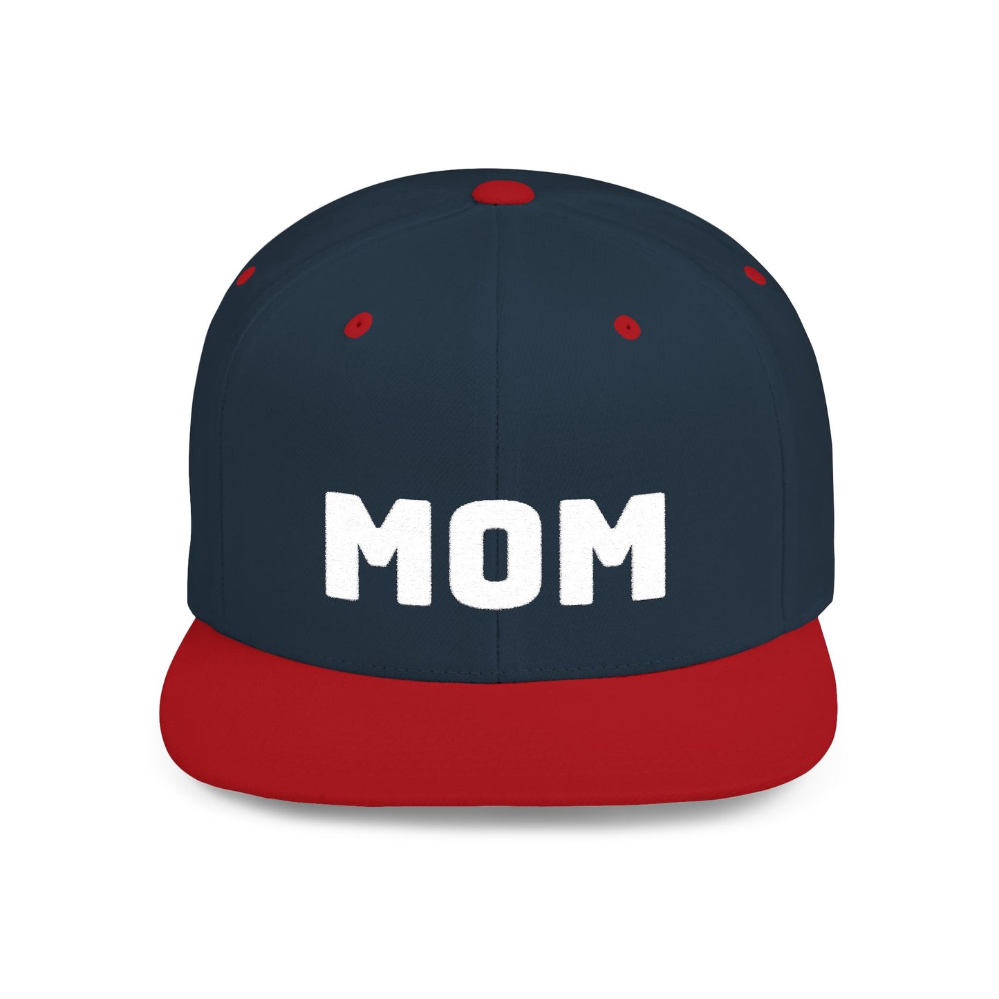 Modern MOM Flat Bill Snapback Hat, Trendy Mom Gift, Stylish Cap for Mothers, Unique Mother's Day Item, Everyday Wear, Fashion Accessory