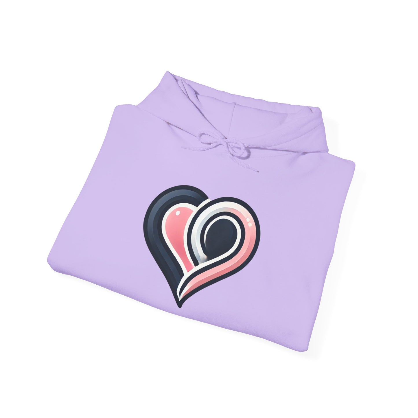 Cozy Heart Design Unisex Hoodie, Perfect for Valentine's Day, Gift for Couples, Love Apparel, Casual Comfort, Everyday Wear