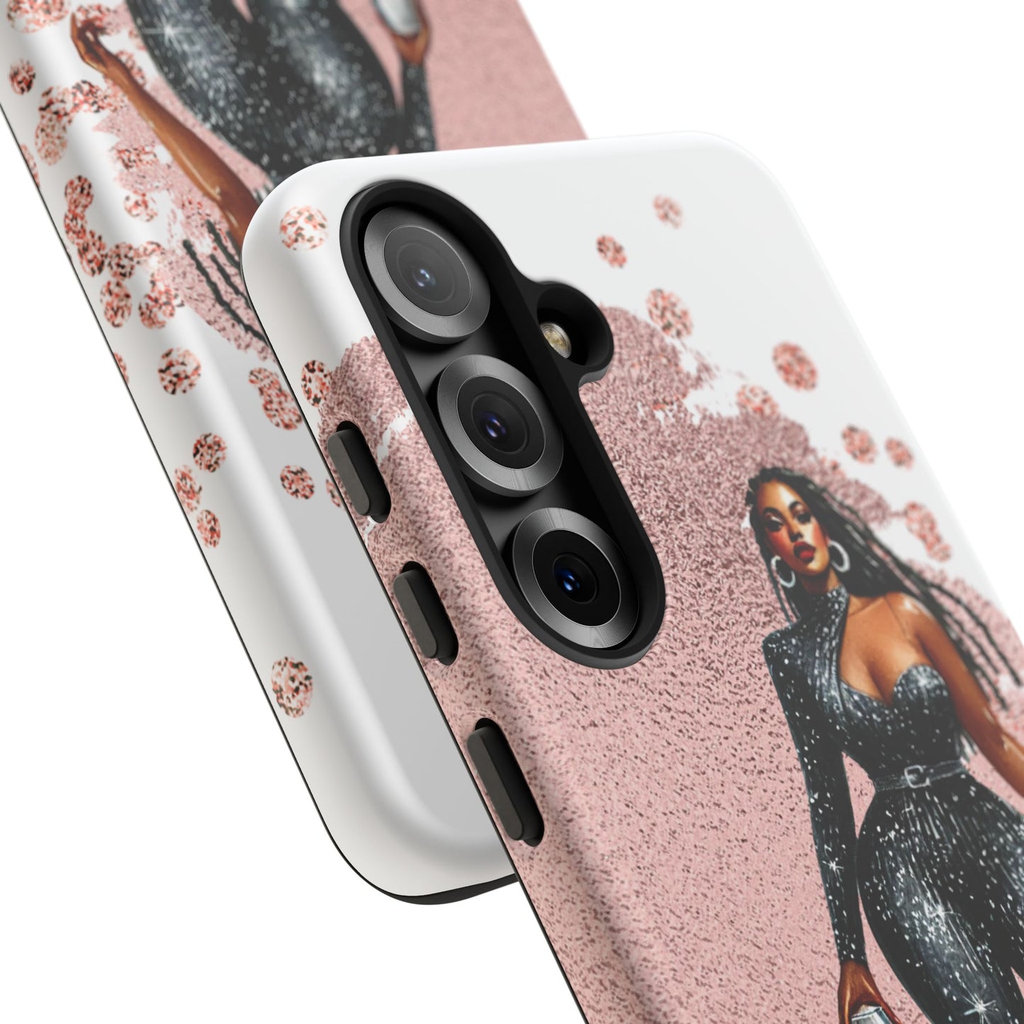 Glamorous Diva Cell Phone Case, Stylish Female Beauty Cover, Tough Cases for Women, Fabulous Girl Boss Accessories, Fashionable Lady Phone