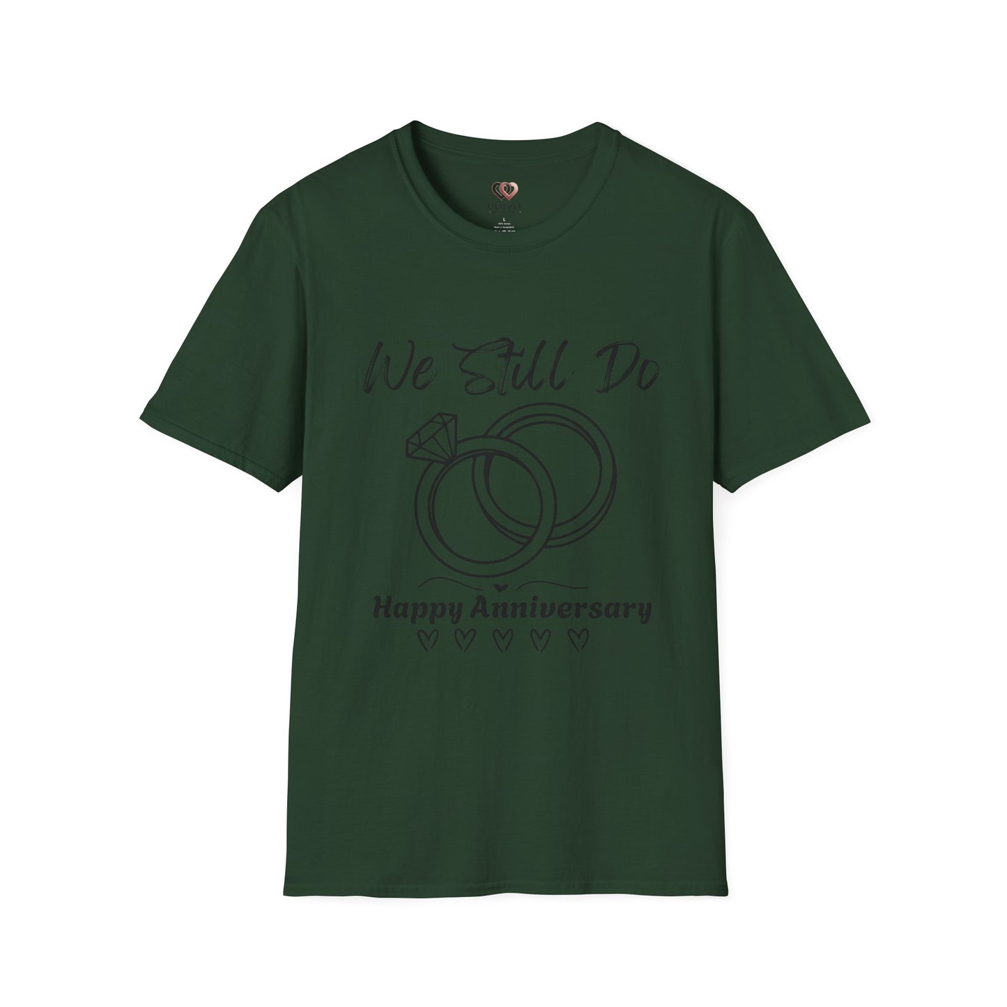 Happy Anniversary T-Shirt, Anniversary Gift, Couple Matching Apparel, Love Celebration Tee, Wedding Anniversary Clothing