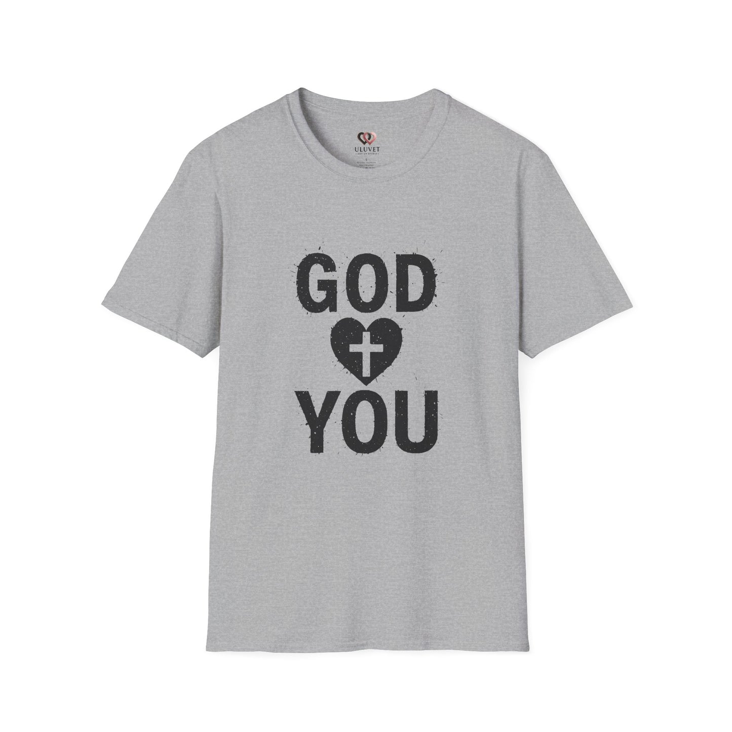 Inspirational God Heart You T-Shirt, Faith-Based Tee, Christian Gift, Unisex Casual Wear, Perfect for Church, Everyday Style