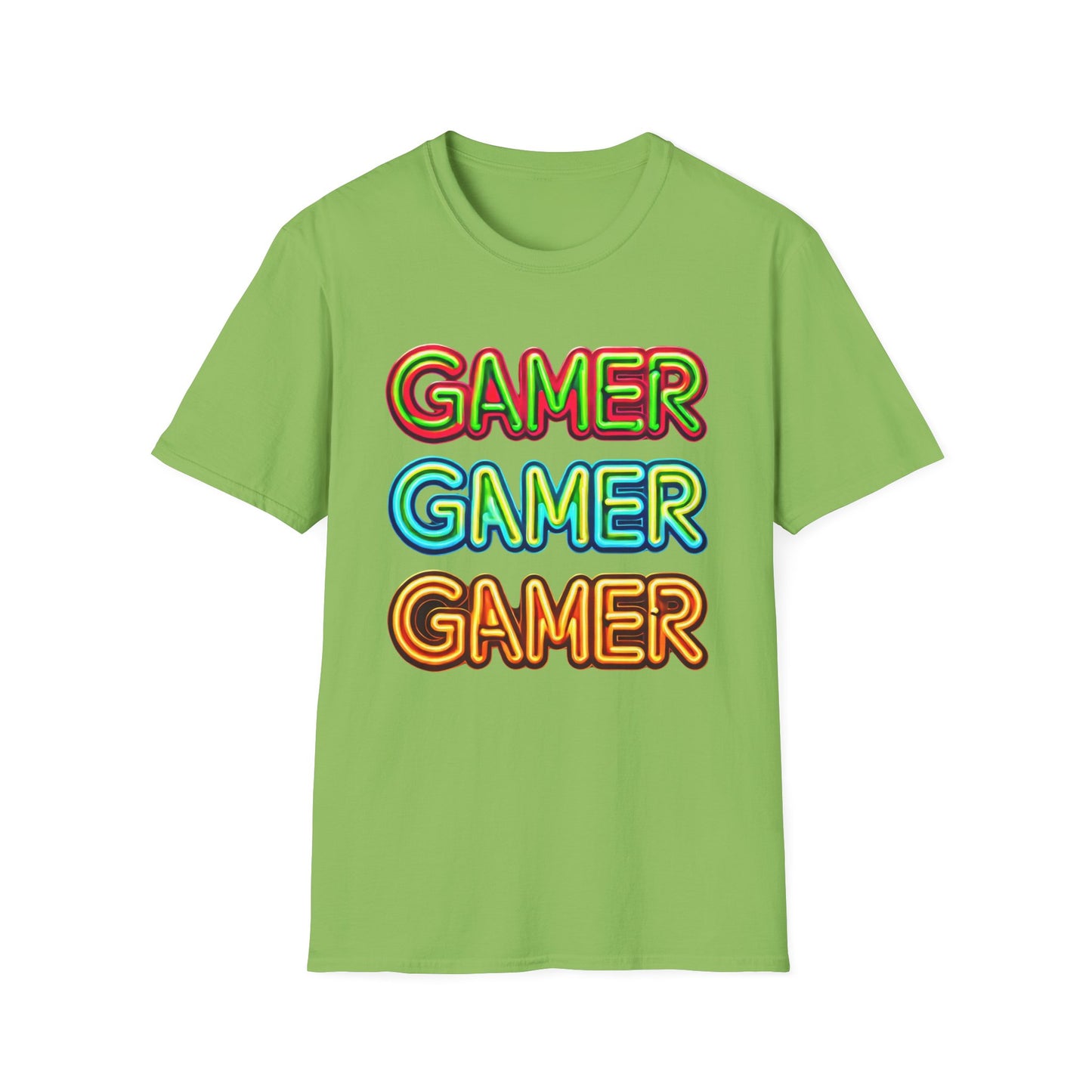 Retro Gamer Unisex Softstyle T-Shirt - Perfect for Gamers, Gaming Events, Birthdays, or Casual Wear, Gamer Tee, Gift for Gamers, Video Game