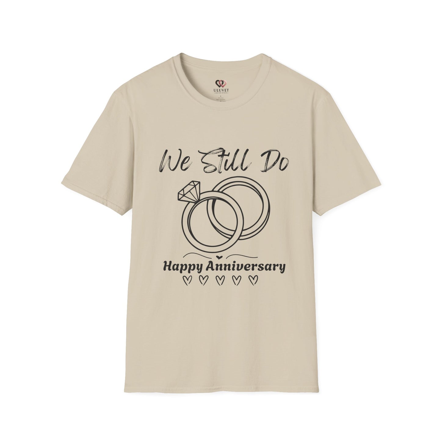 Happy Anniversary T-Shirt, Anniversary Gift, Couple Matching Apparel, Love Celebration Tee, Wedding Anniversary Clothing