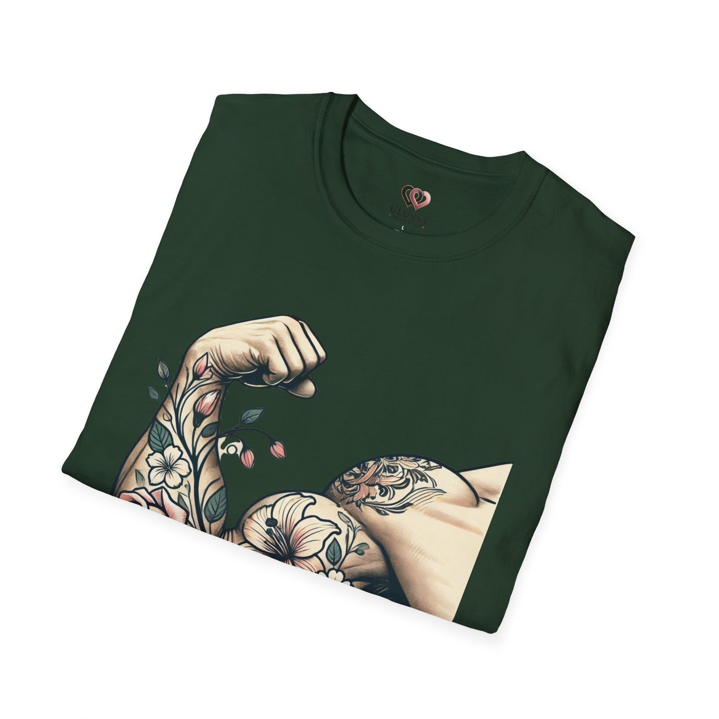Floral Arm Tattoo T-Shirt, Stylish Unisex Tee, Summer Fashion, Gift for Him or Her, Tattoo Lovers Apparel, Casual Wear