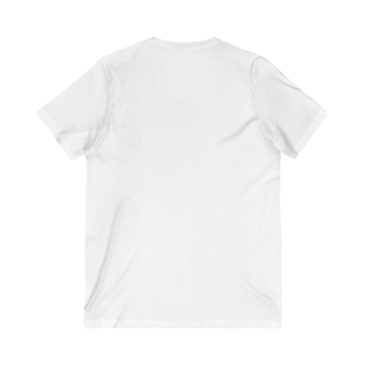 Heartfelt Love V-Neck Tee | Unisex Jersey Short Sleeve Shirt | Perfect for Valentine's, Anniversaries, Casual Wear, Gifts