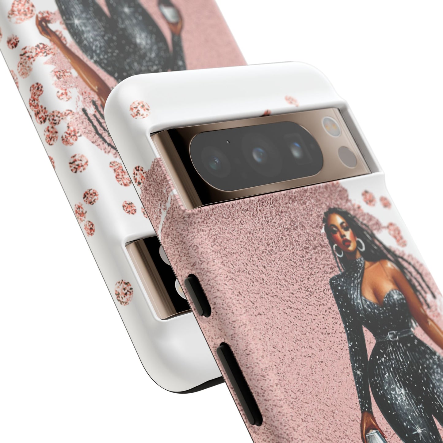 Glamorous Diva Cell Phone Case, Stylish Female Beauty Cover, Tough Cases for Women, Fabulous Girl Boss Accessories, Fashionable Lady Phone