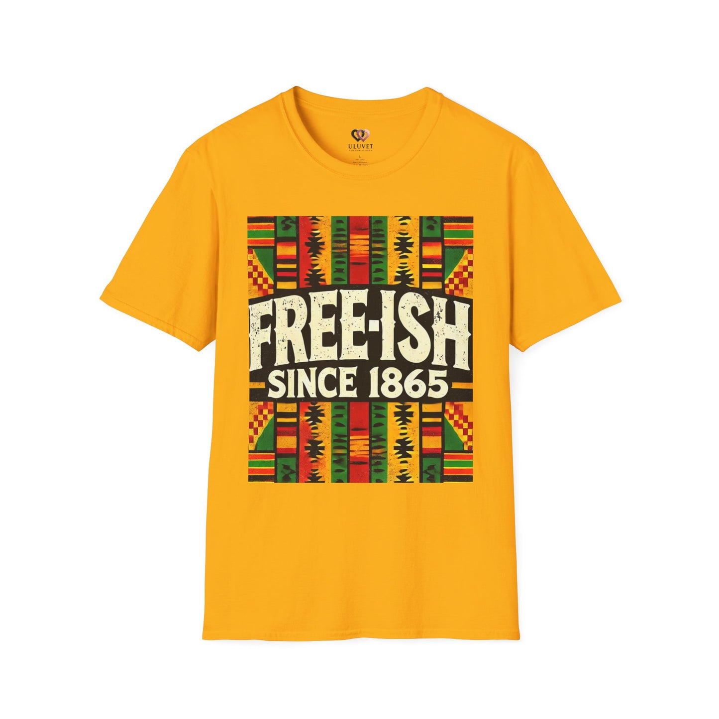 Free-ish Since 1865 Unisex Softstyle T-Shirt, Casual Wear, Black History Month, Gift for Activists, Comfortable Tee