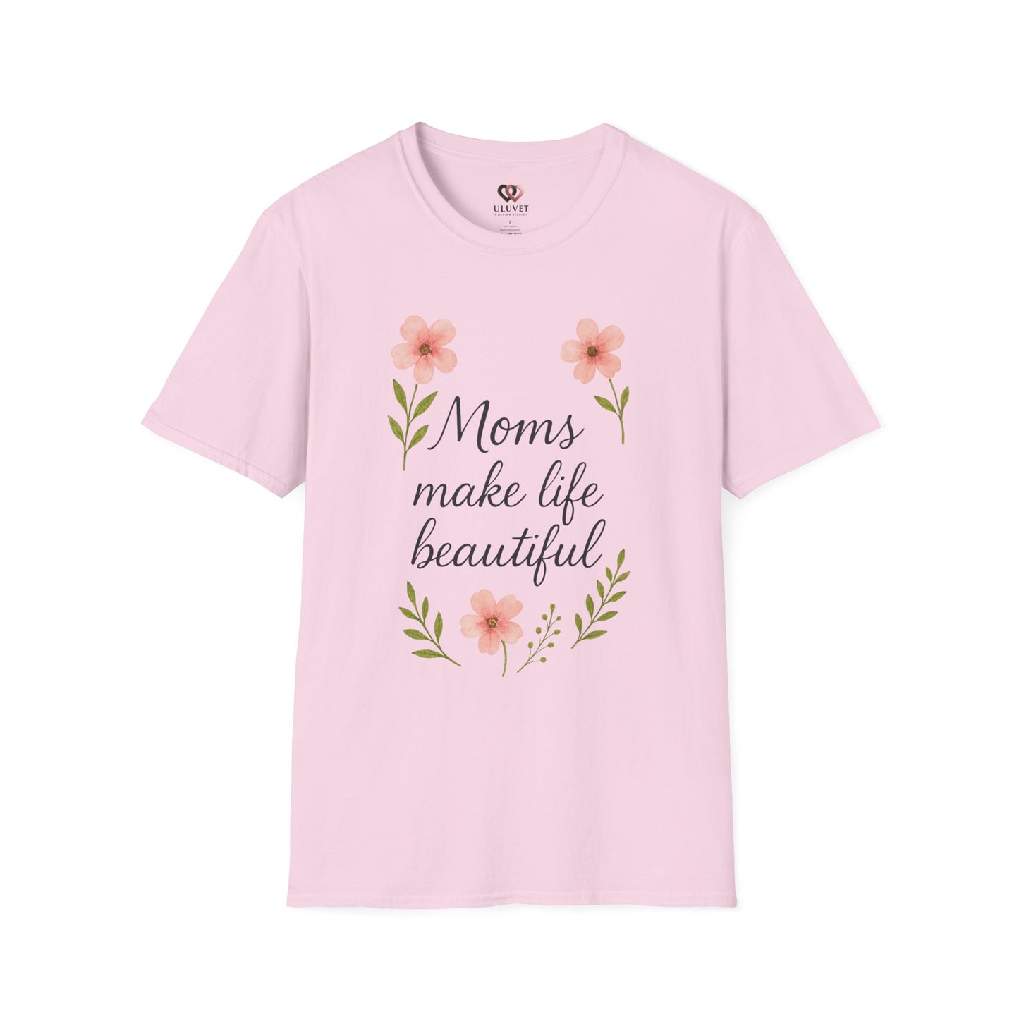 Mom's Life Beautiful T-Shirt, Perfect Gift for Moms, Mother's Day Tee, Floral Graphic Tee, Casual Wear, Mother's Day,