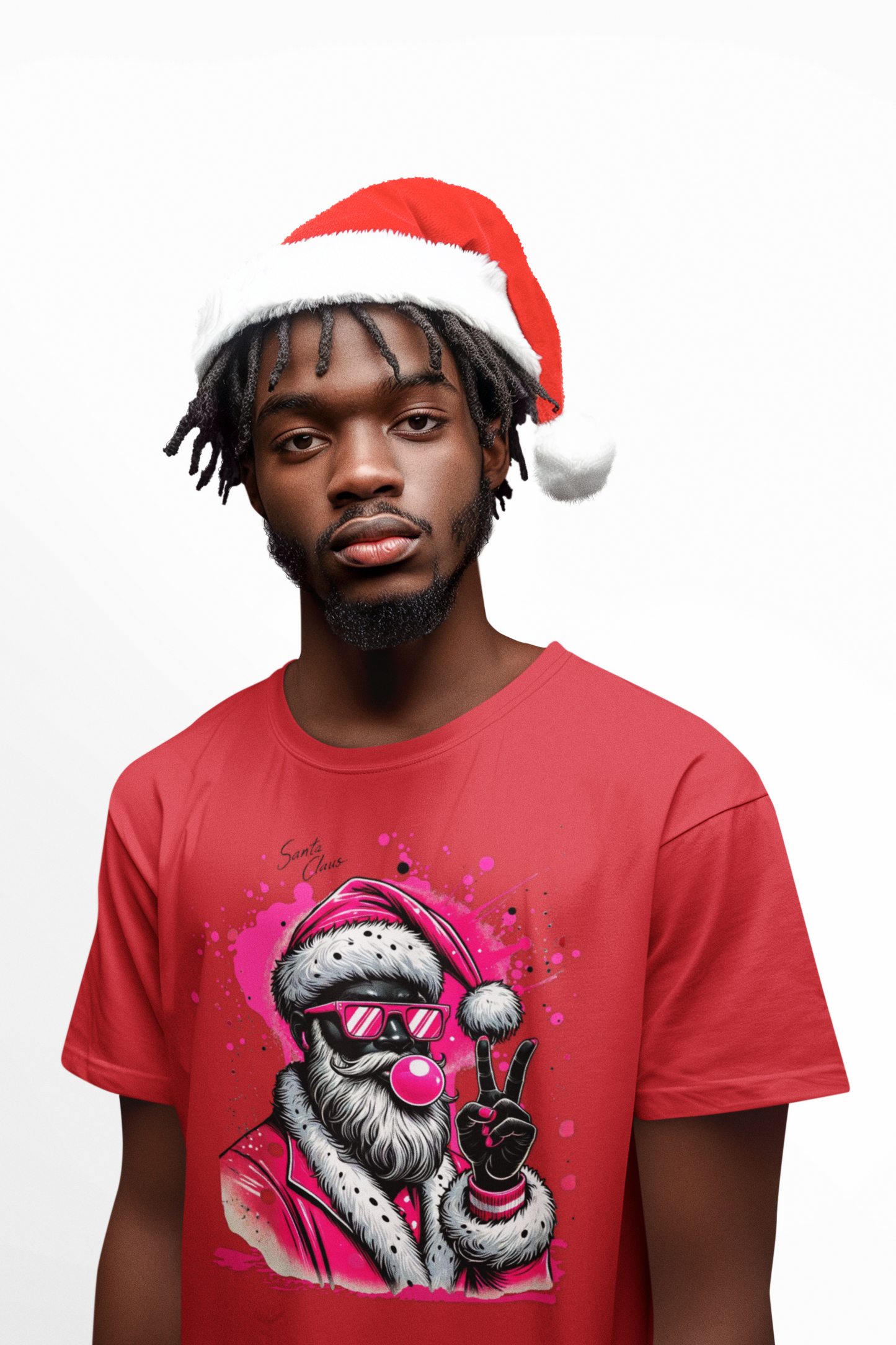 Cool Santa Claus T-Shirt, Fun Christmas Shirt, Holiday Gift, Unisex Tee, Rebellious Santa, Casual Wear