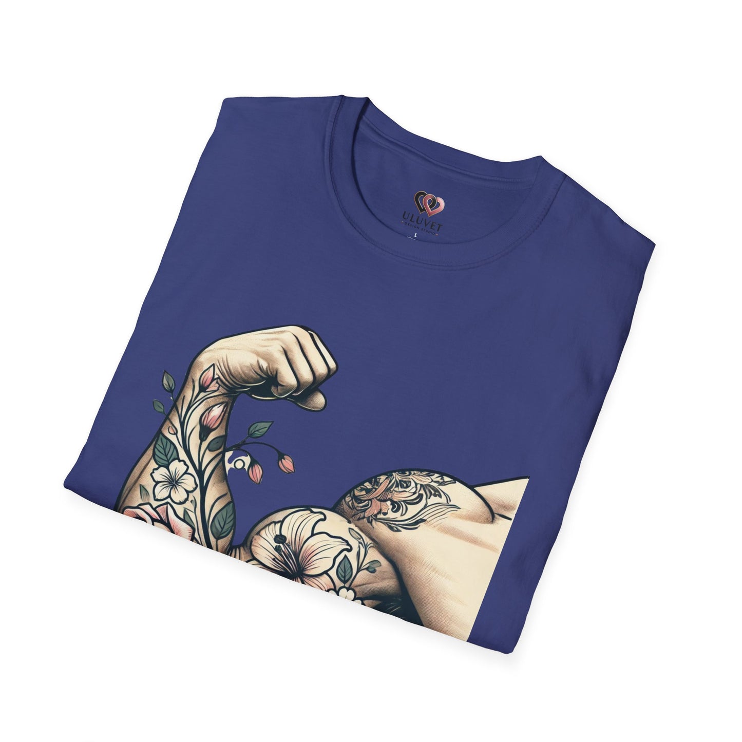 Floral Arm Tattoo T-Shirt, Stylish Unisex Tee, Summer Fashion, Gift for Him or Her, Tattoo Lovers Apparel, Casual Wear