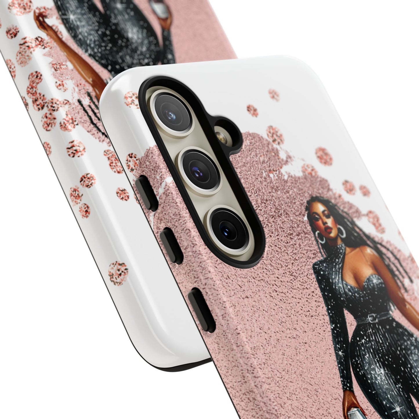 Glamorous Diva Cell Phone Case, Stylish Female Beauty Cover, Tough Cases for Women, Fabulous Girl Boss Accessories, Fashionable Lady Phone