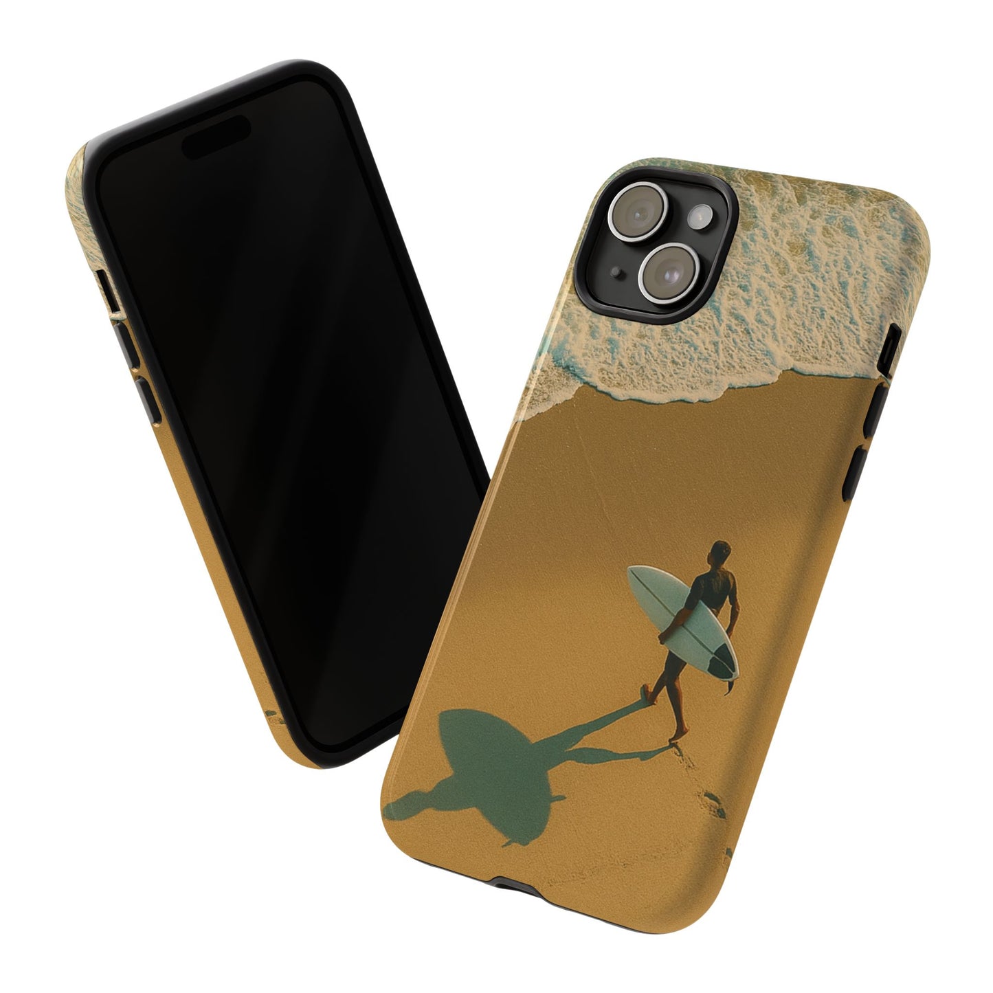 Surfing Phone Case, Coastal Vibe Smartphone Cover, Ocean Lover Gift, Beach Themed Accessory, Summer Essentials