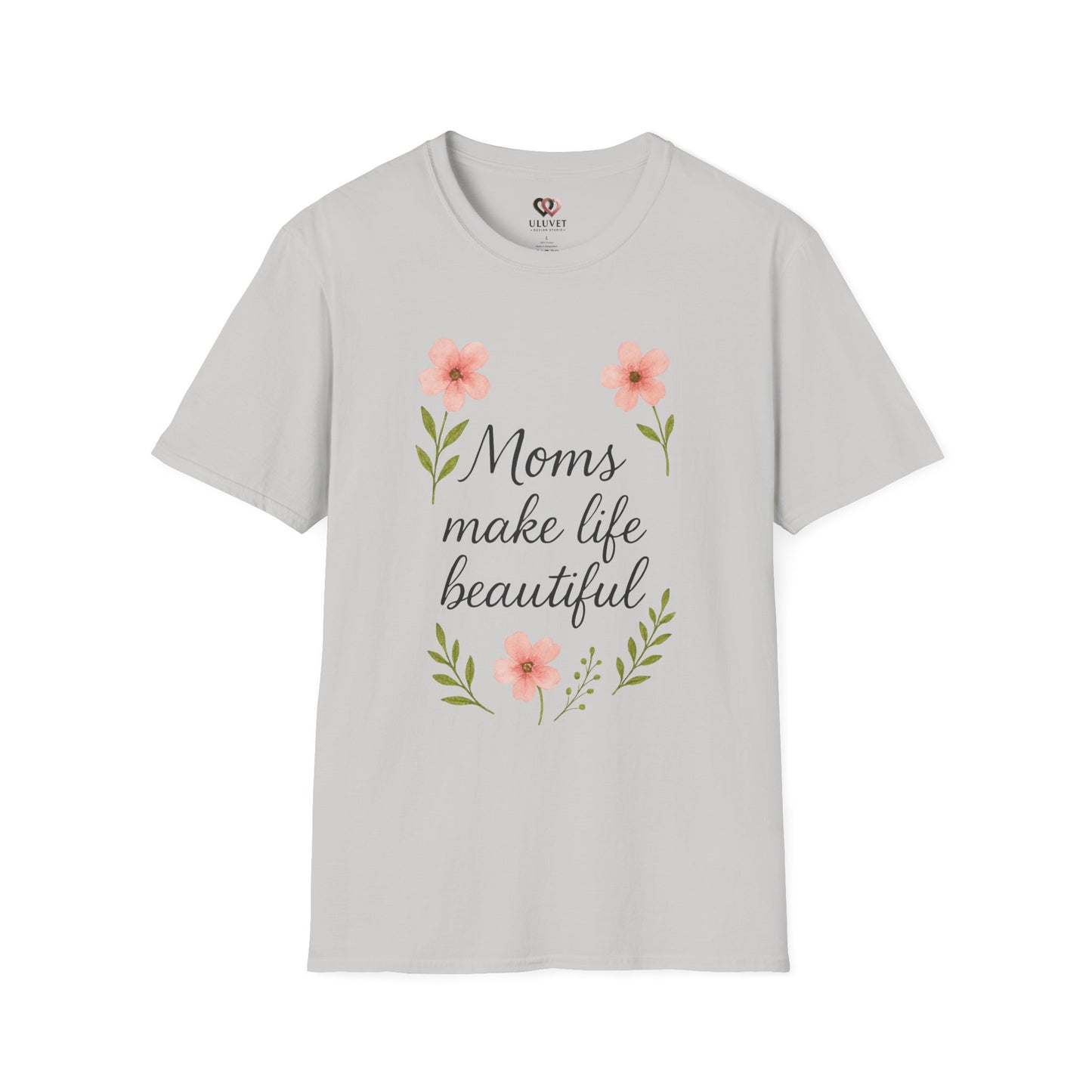 Mom's Life Beautiful T-Shirt, Perfect Gift for Moms, Mother's Day Tee, Floral Graphic Tee, Casual Wear, Mother's Day,
