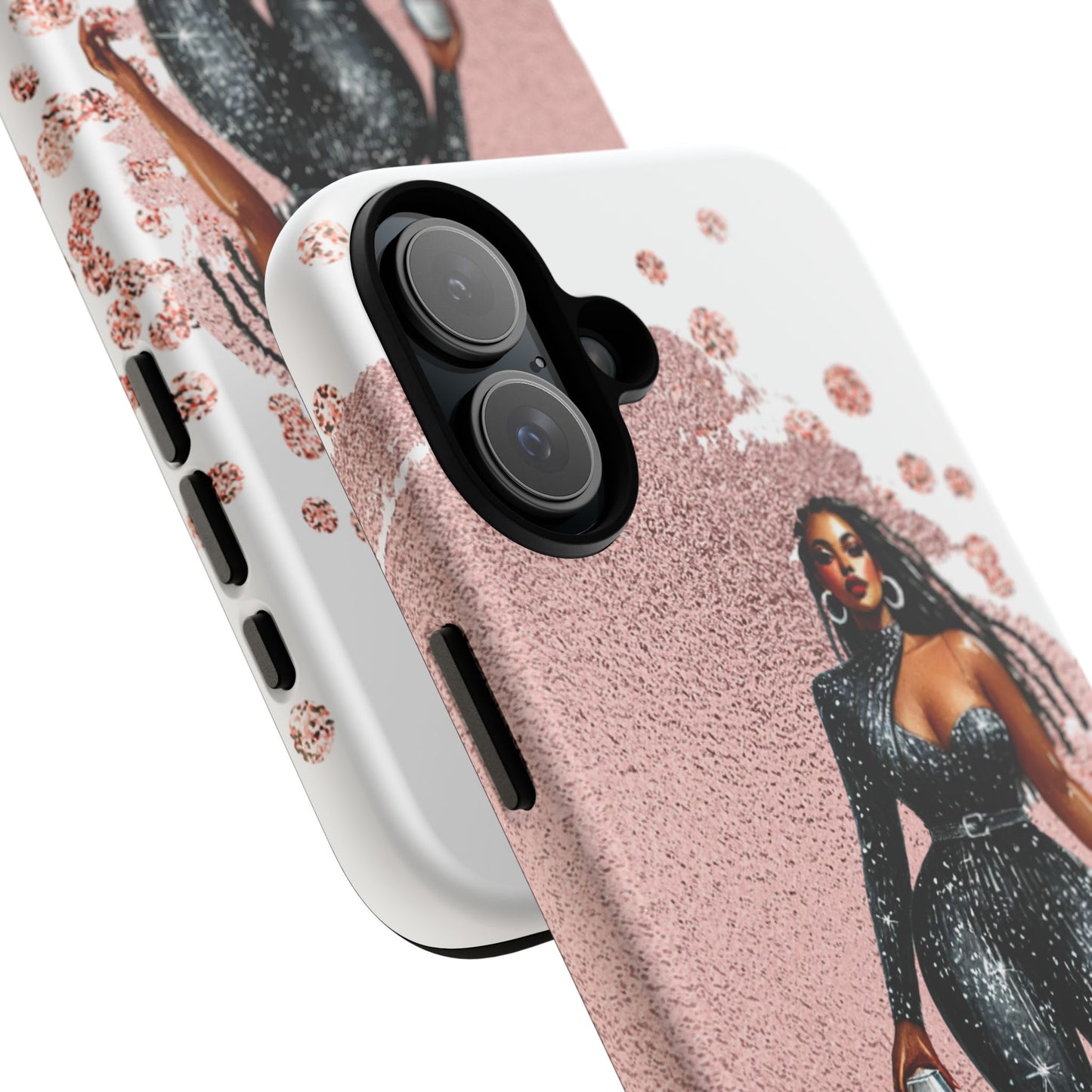 Glamorous Diva Cell Phone Case, Stylish Female Beauty Cover, Tough Cases for Women, Fabulous Girl Boss Accessories, Fashionable Lady Phone