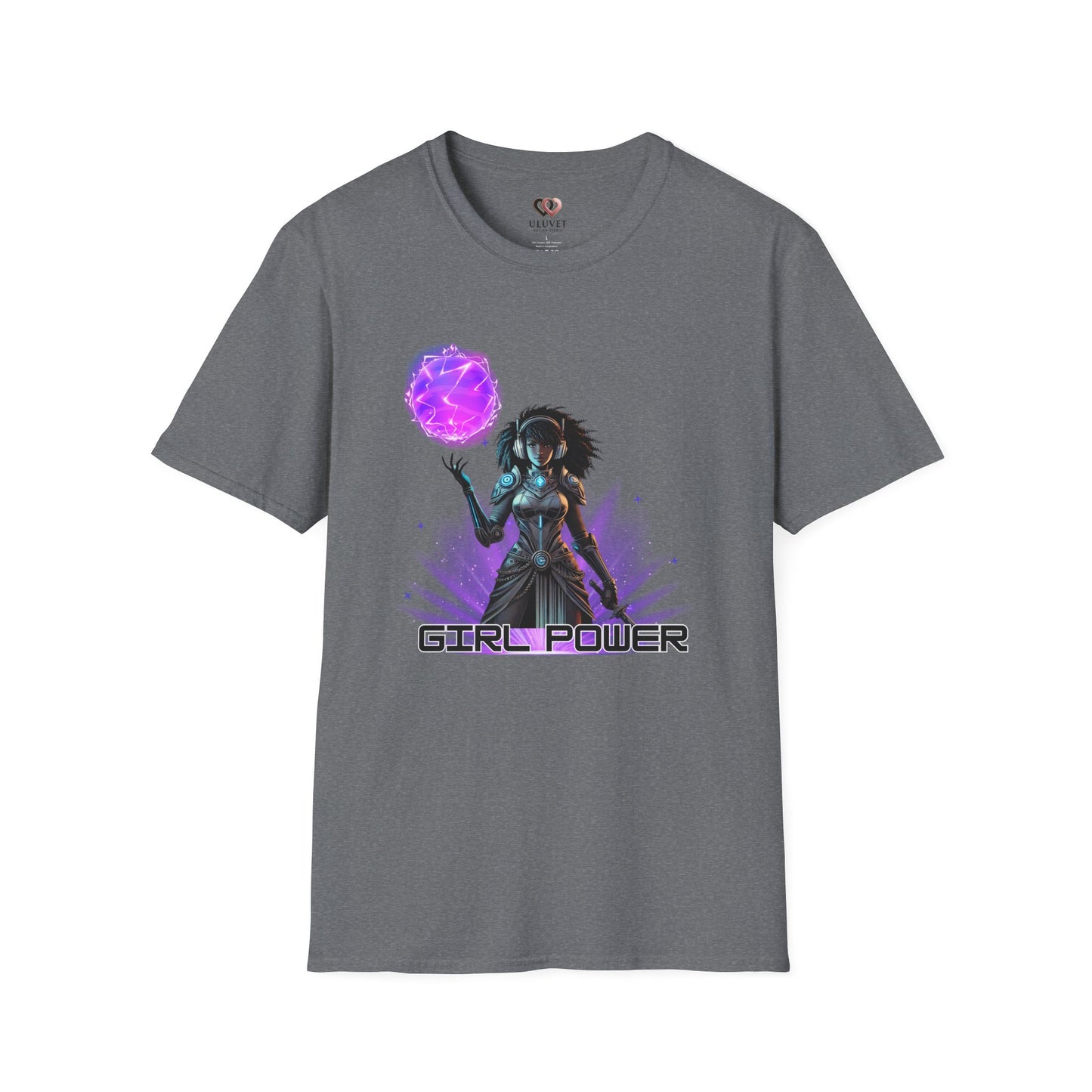 Girl Power Unisex Softstyle T-Shirt, Empowerment Tee, Gift for Her, Feminist Apparel, Birthday Present, Casual Wear