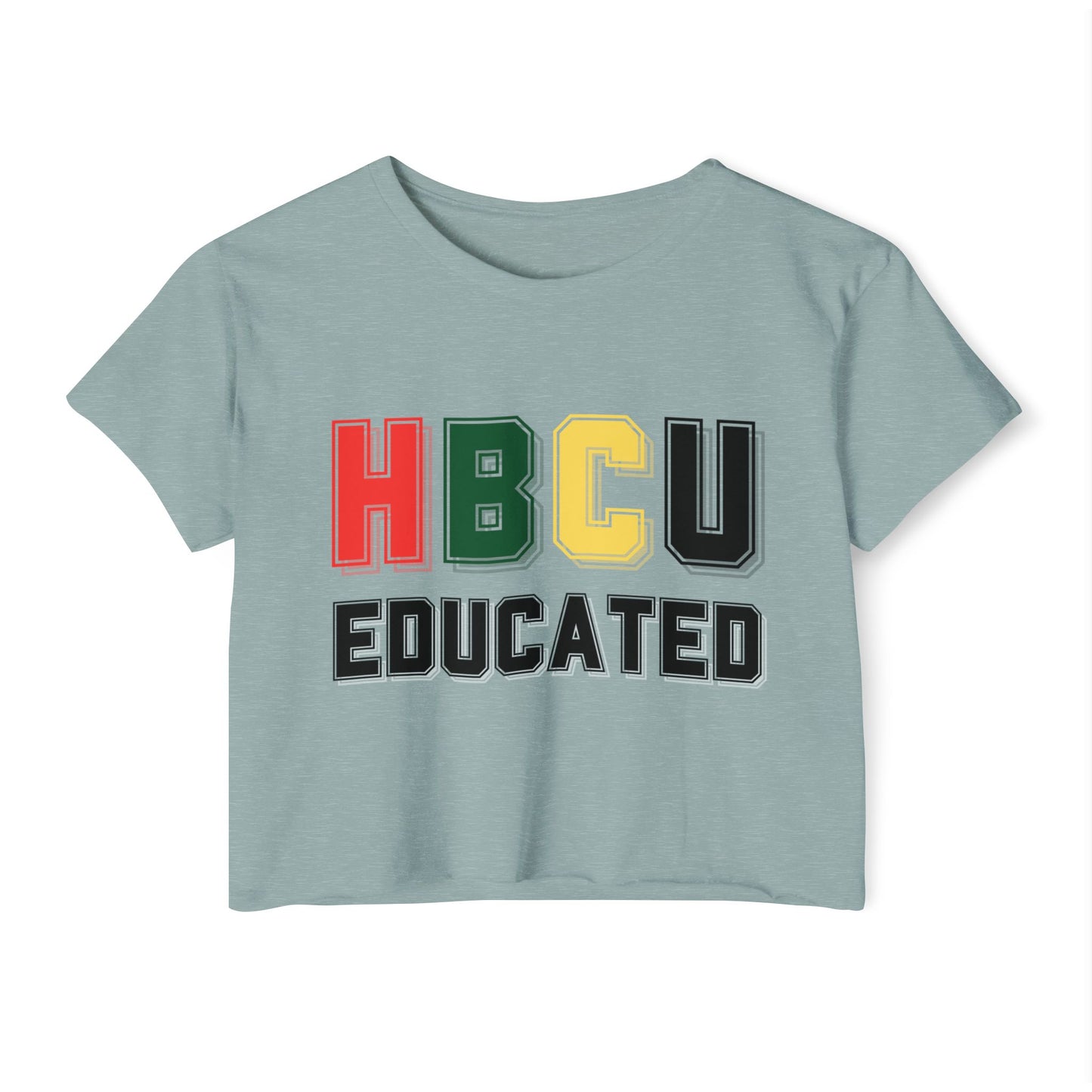HBCU Women's Festival Crop Top, College Campus Shirt, Black History Month Tee, Retro Style Clothing, African American Pride Apparel