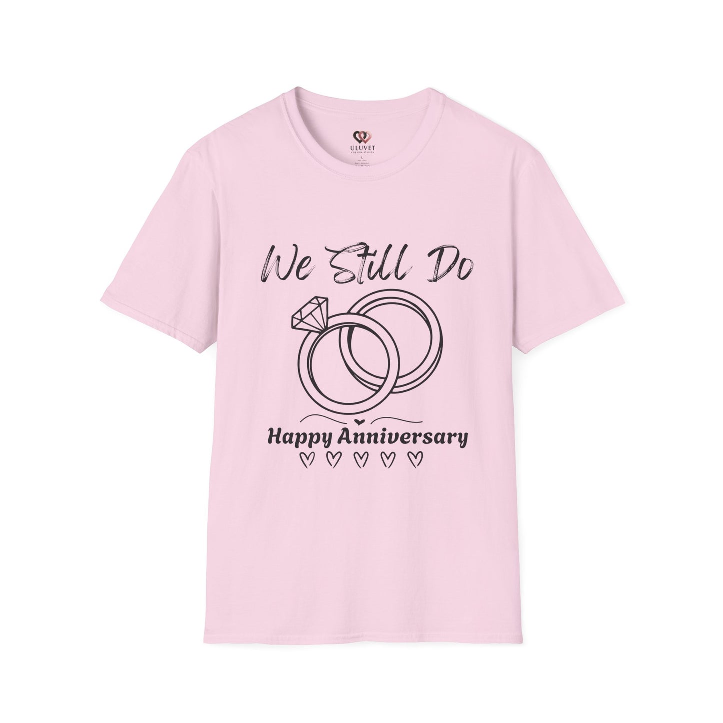 Happy Anniversary T-Shirt, Anniversary Gift, Couple Matching Apparel, Love Celebration Tee, Wedding Anniversary Clothing