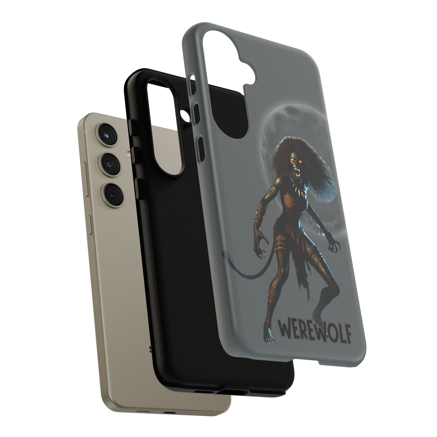 Werewolf Phone Case, Tough Cases for Monster Lovers, Ghoul Phone Cover, Halloween Gift, Unique Cell Phone Accessory